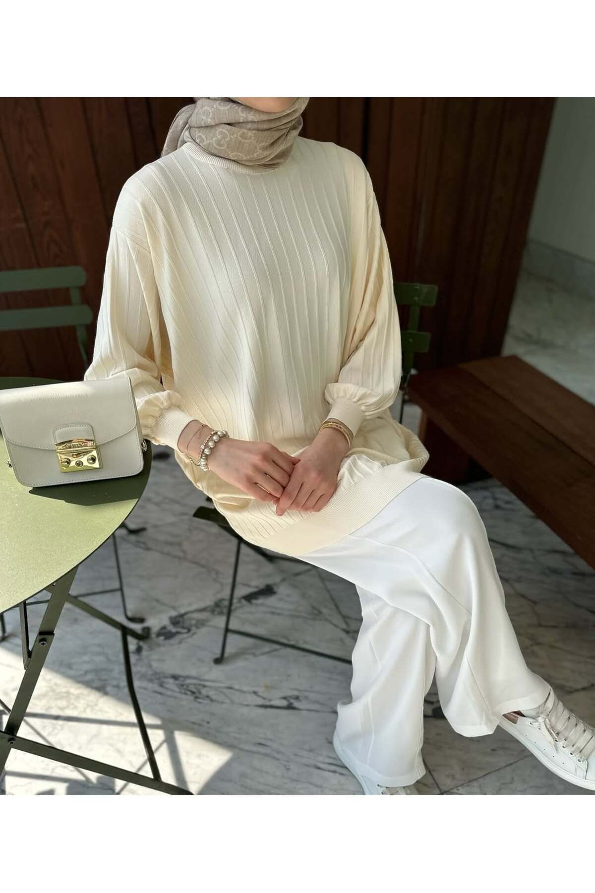 Jose Clothing Kadın Mevsimlik Premium Merserize İplik Tesettür Tunik