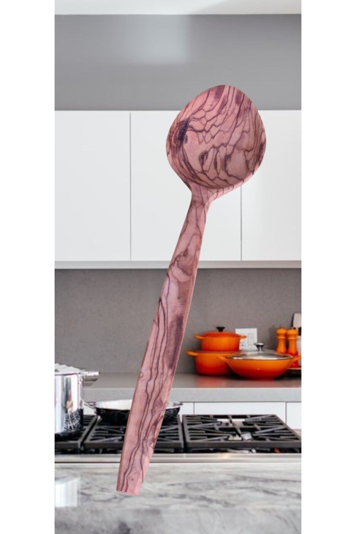 ASAFRİ Tahta Kaşık Zeytin Ağacı 30 cm*1 Adet