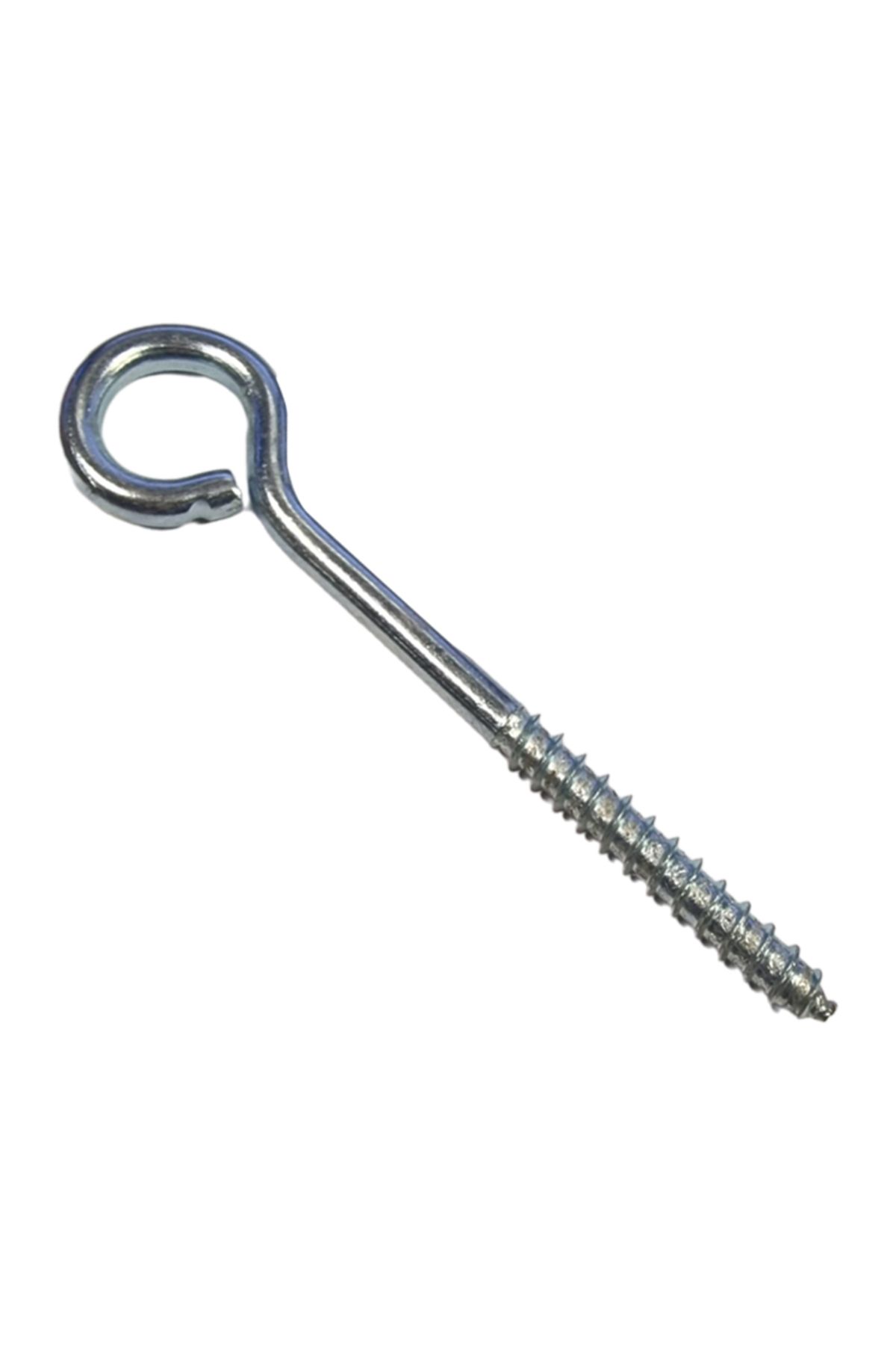 flores Set 50 Carlige Cu Filet Pentru Lemn, Argintiu, Kod142, Inel Ø Exterior 34 Mm, Lungime Totala 138 Mm - One Size