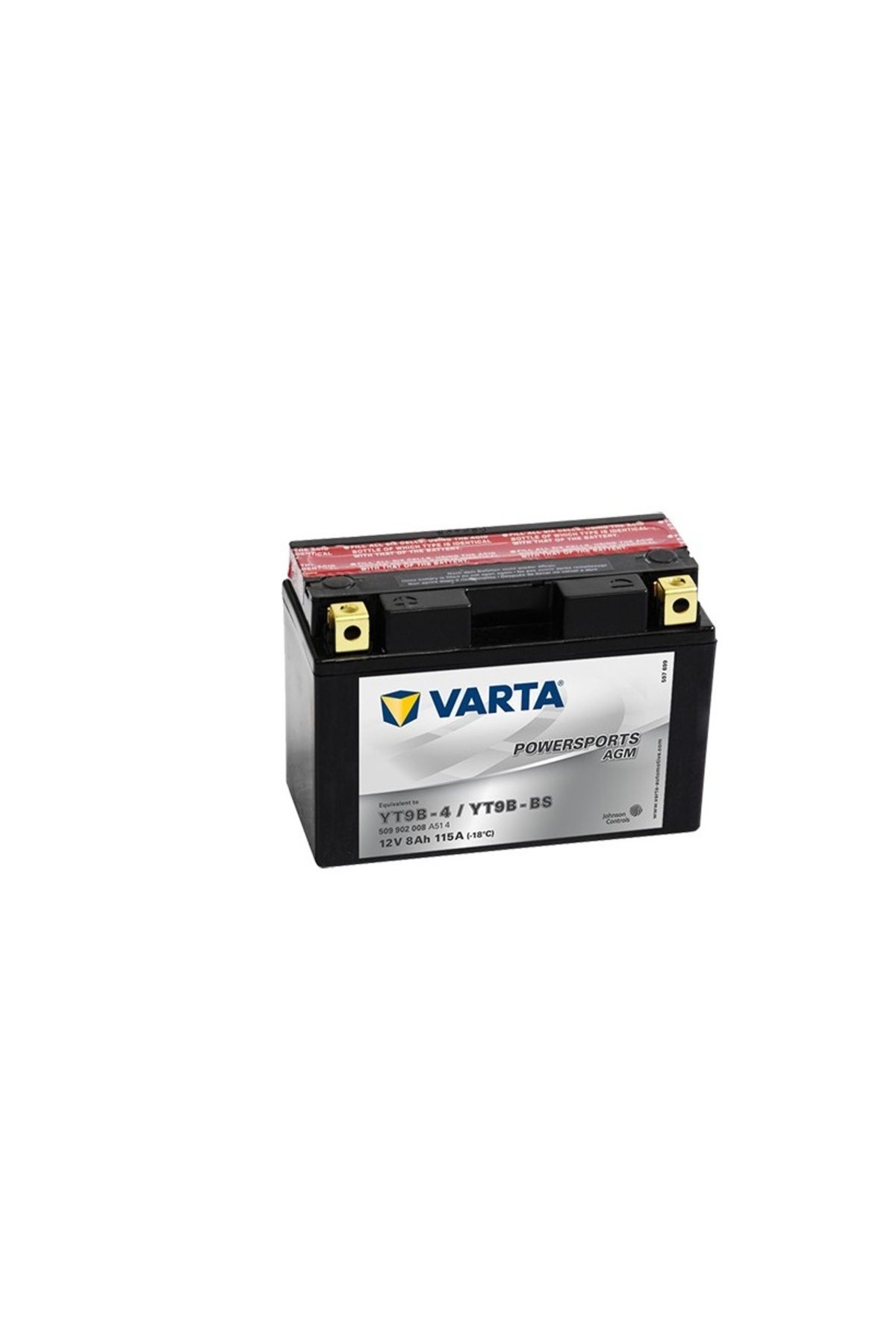 Varta Akü Yt9b-bs 12v 8ah Yamaha X-max 250 2014 - 2016