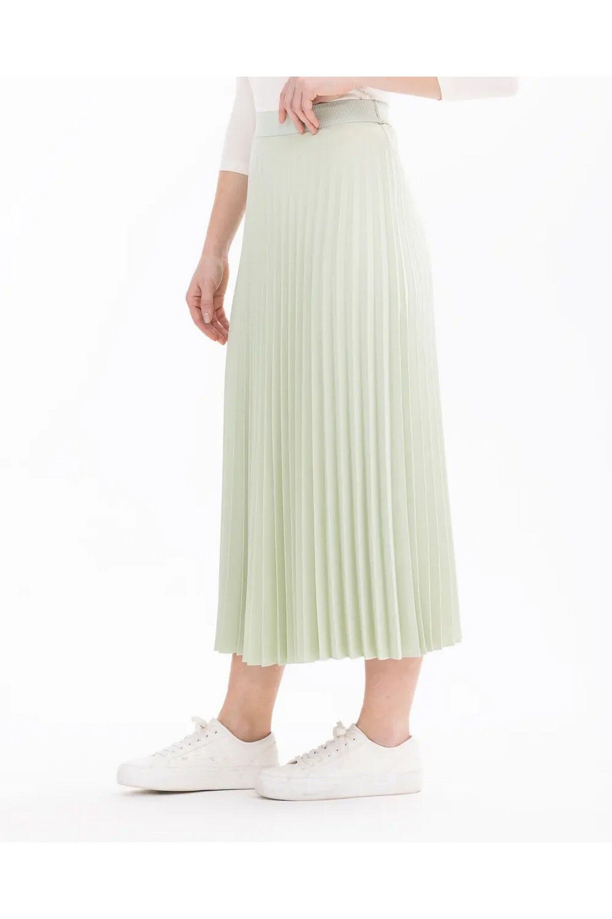 SEÇİL-1008 Model Pleated Skirt -11242106001008 Qys Skirt#24-03 4