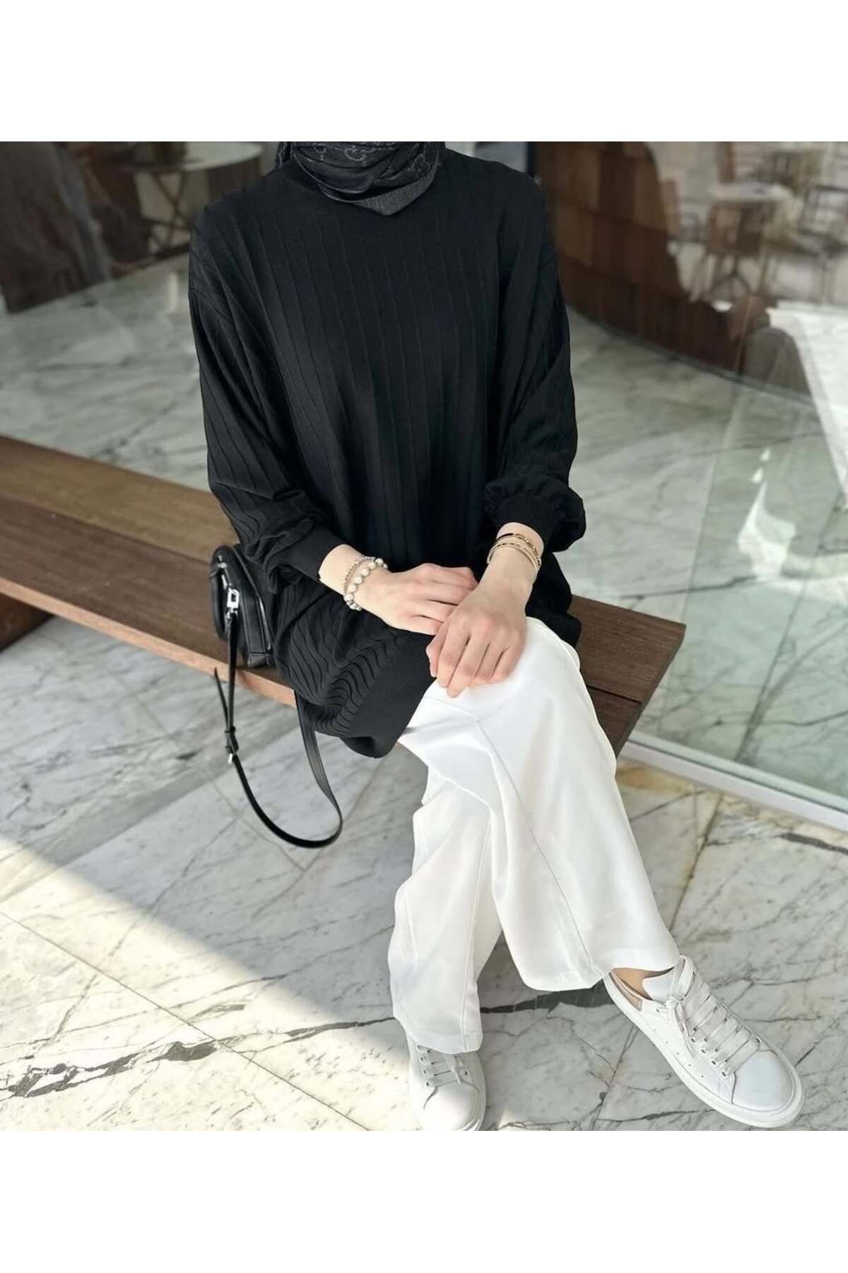 Jose Clothing Kadın Mevsimlik Premium Merserize İplik Tesettür Tunik