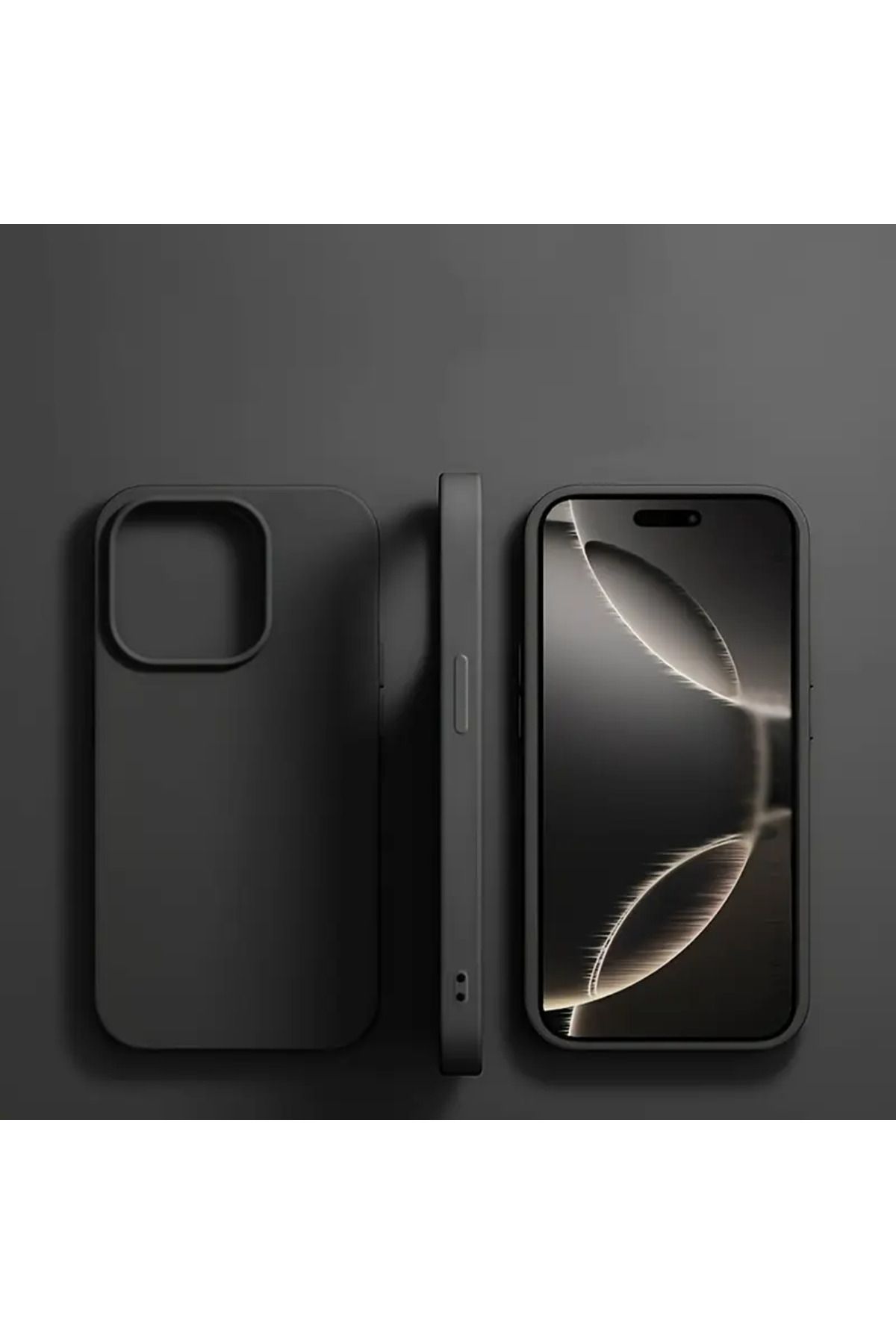 Digimanya Iphone 16 Pro Uyumlu Kılıf Lansman Silikon ve Esnek