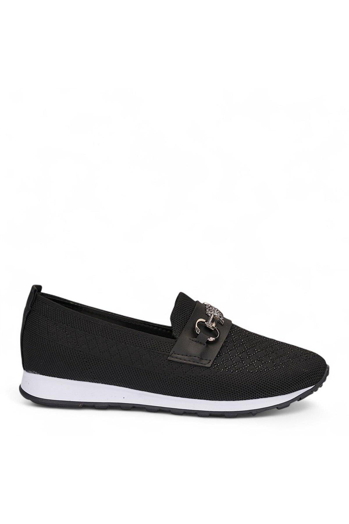 Ayzen 36-40 Siyah Günlük Şık ve Rahat Comfort Ayakkabı