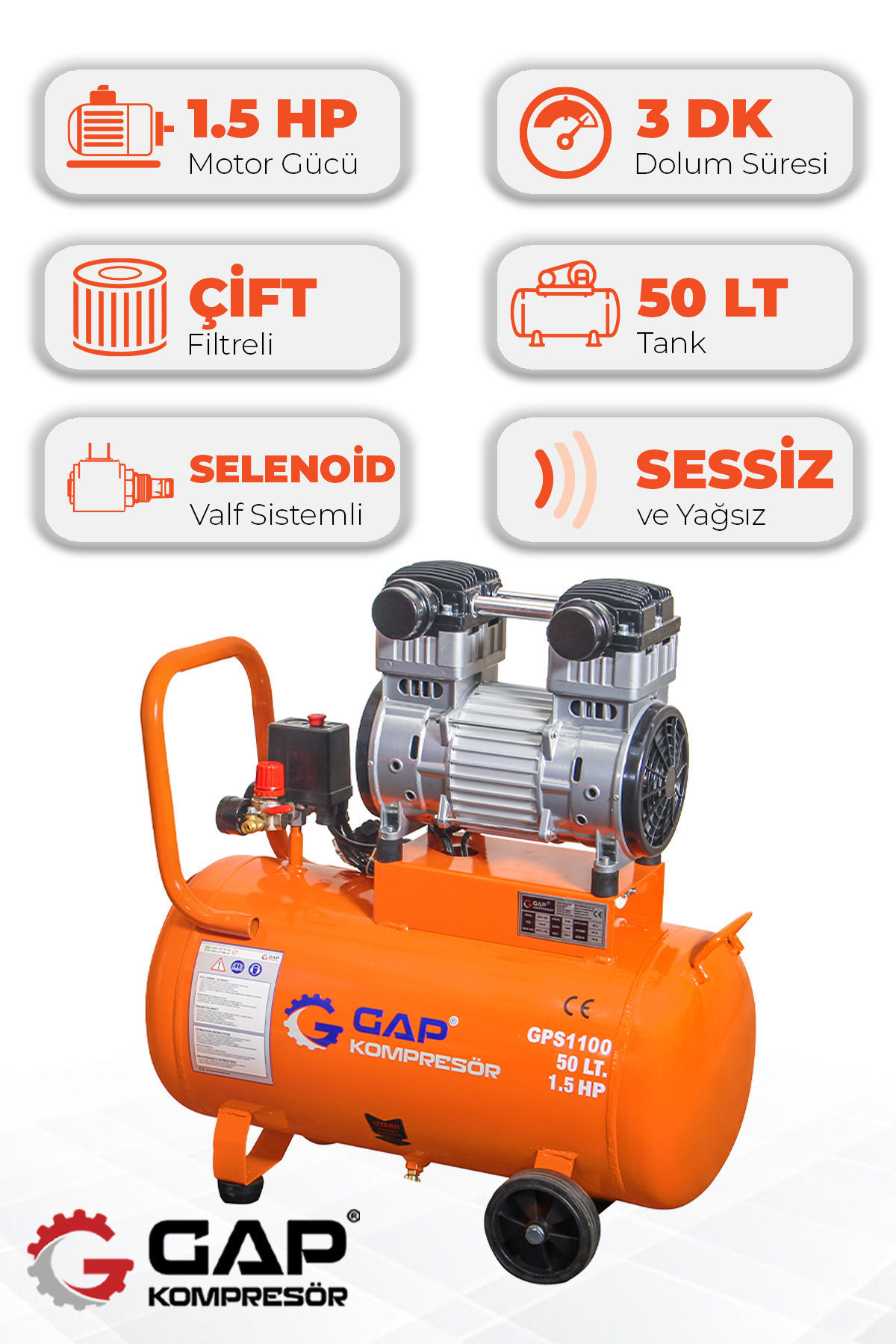 GAP KOMPRES R Hava Kompres r Sessiz Ve Ya s z 50lt Gps1100 Fiyat gap-kompres-r-hava-kompres-r-sessiz-ve-ya-s-z-50lt-gps1100-fiyat
