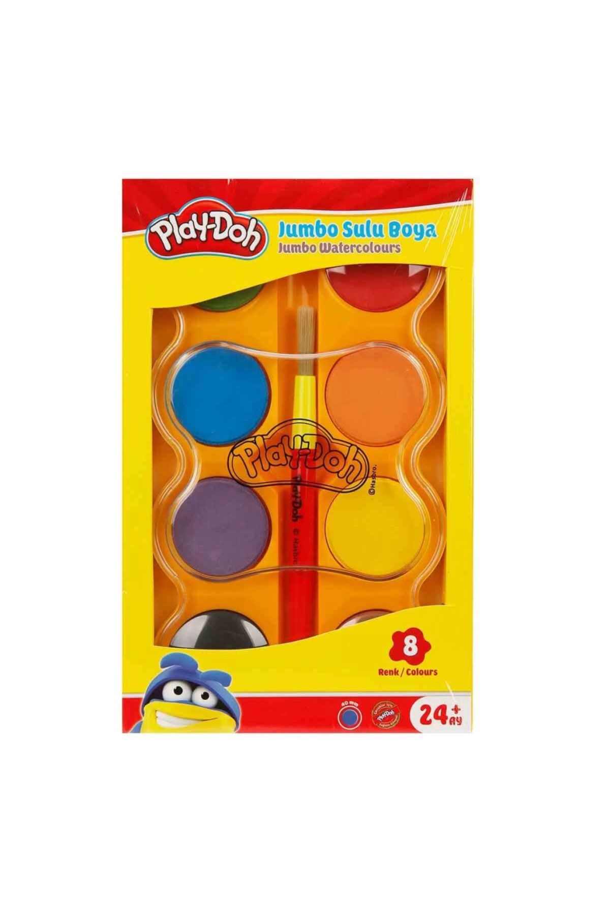 Skygo Play-Doh Jumbo Sulu Boya 8 Renk