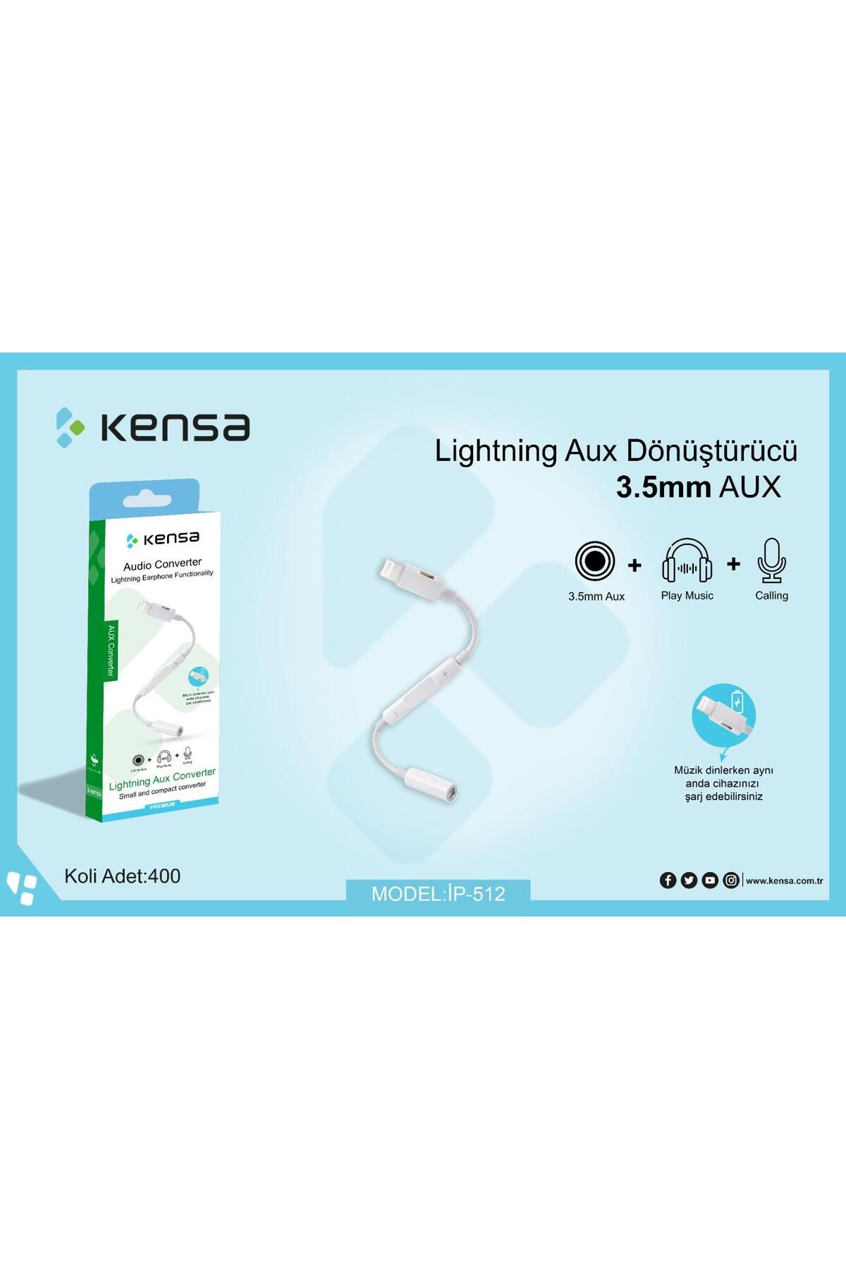 VONK Ip-512 Lightning Aux Converter