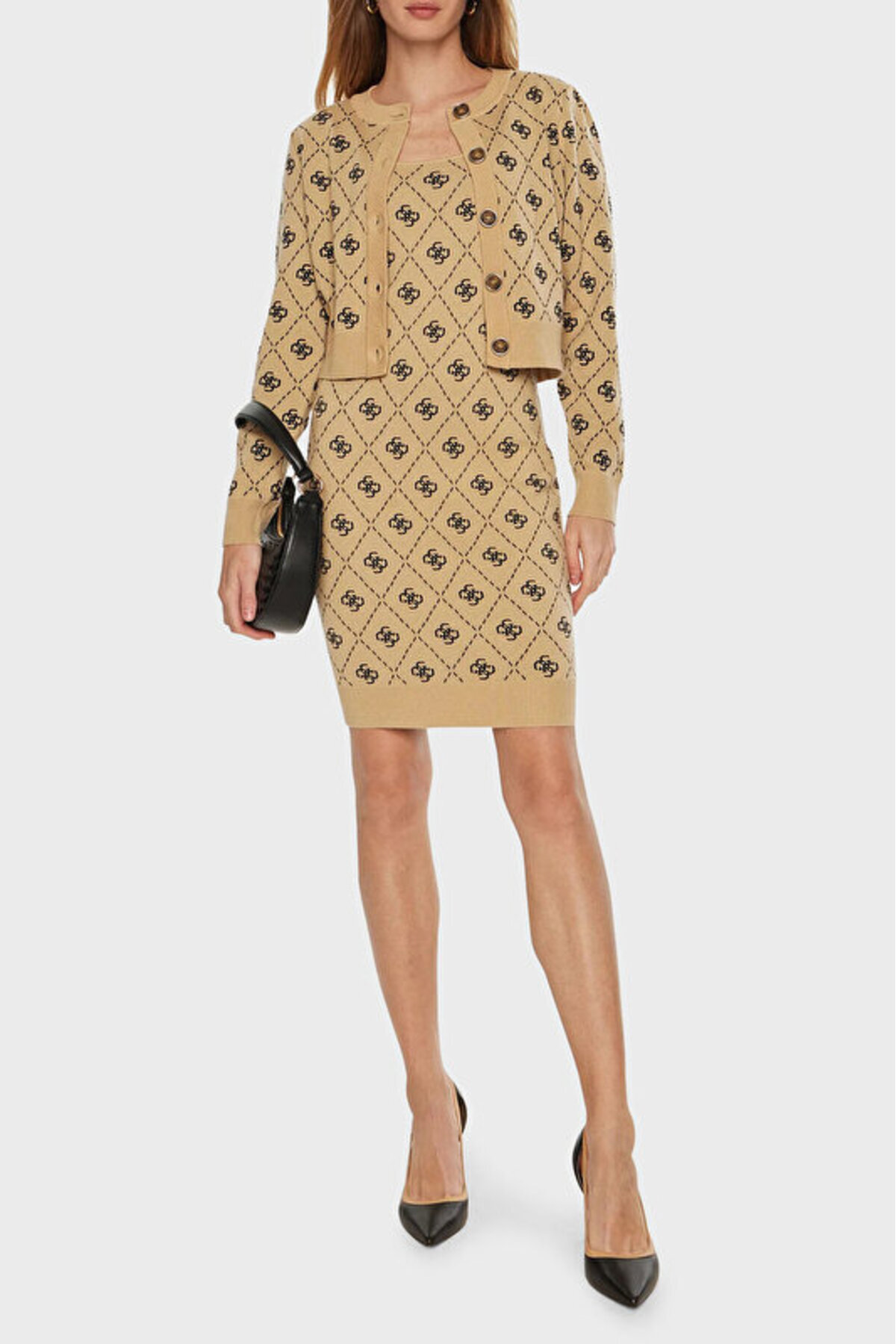 Guess-فستان نسائي من الصوف المخلوط من سارة 2