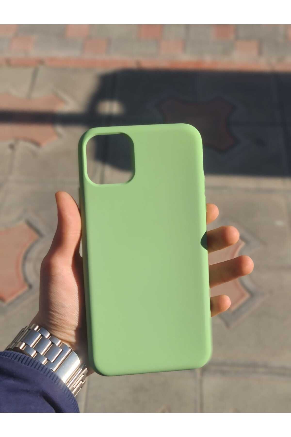 CEP-HANE Apple İphone 11 Pro Max Uyumlu Lansman Silikon Içi Kadife Telefon Kılıfı