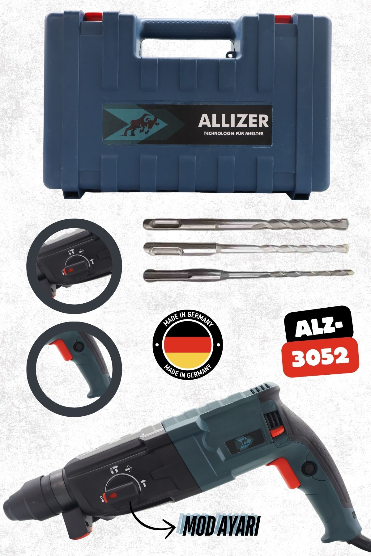 ALLİZER GERMAN ALLİZER 2.28 KIRICI DELİCİ MATKAP