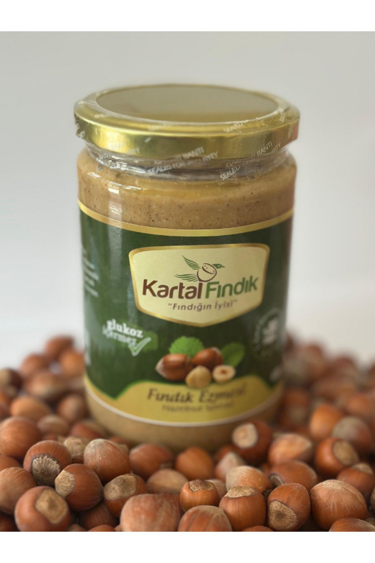 Kartal Fındık Fındık Ezmesi 600 gr Katkısız Doğal 600gr x 3 adet Şeker İlaveli
