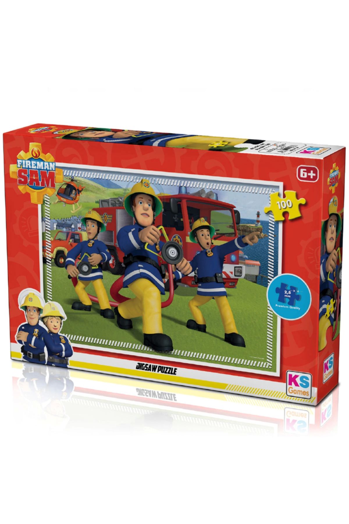 Skygo KS Fireman Sam 100 Parça Puzzle