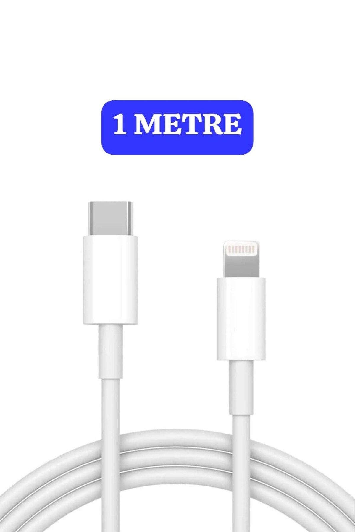 ERAKS CAR ACCESORIES Apple Iphone Uyumlu Şarj Kablosu Usb-c To Lighting (1METRE) Beyaz