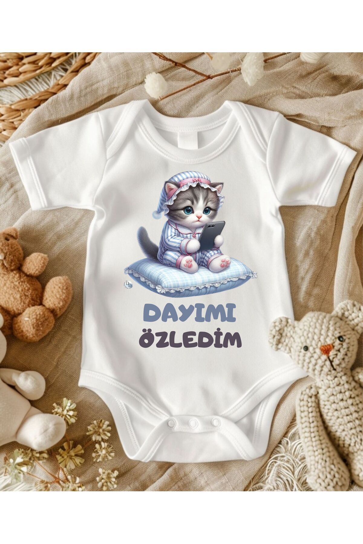 lupi isimli bebek zıbın anne yenge teyze dayı amca yazılı bebek hediye
