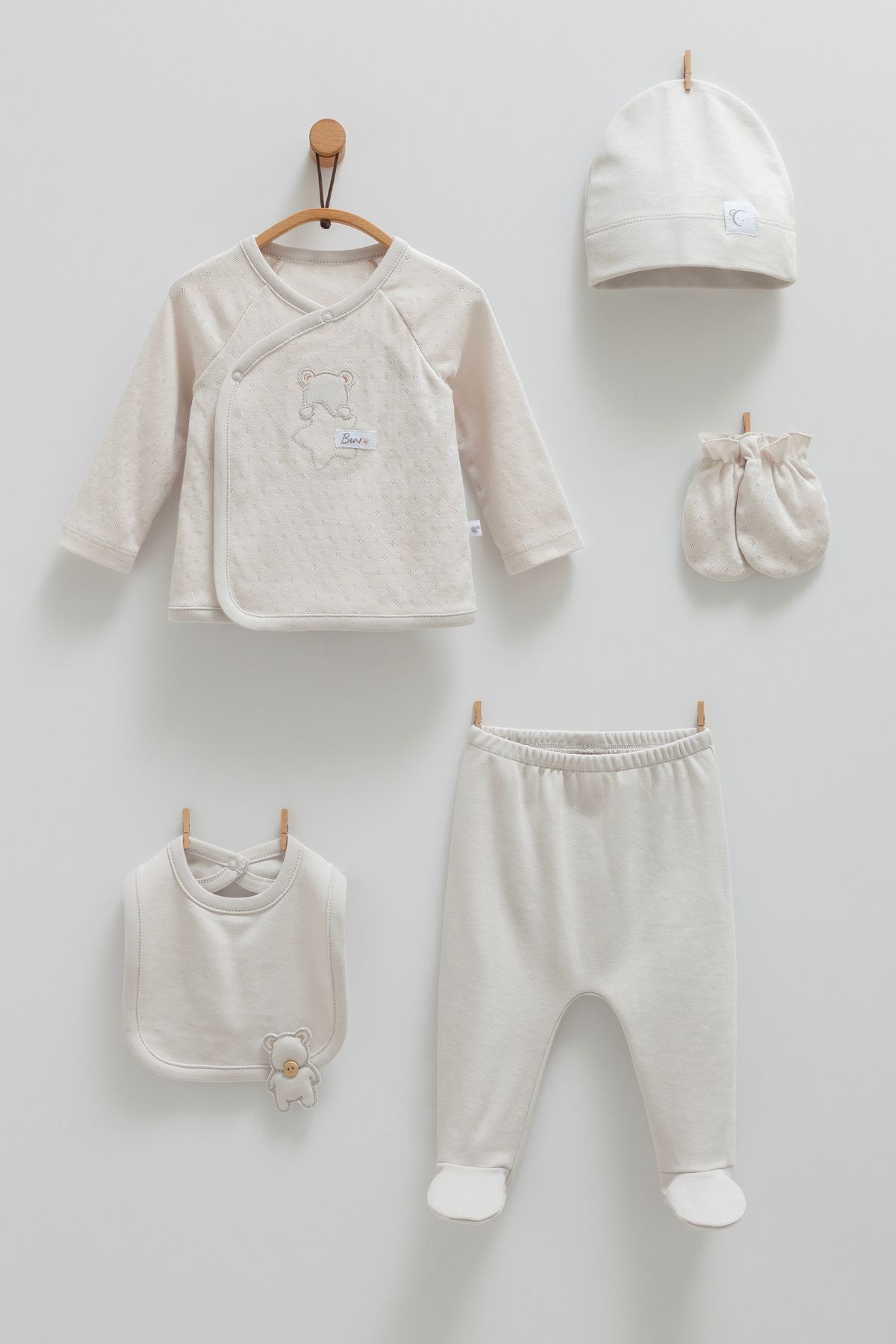 Caramell Little Emu Cute Bear 5'li Hastane Çıkışı