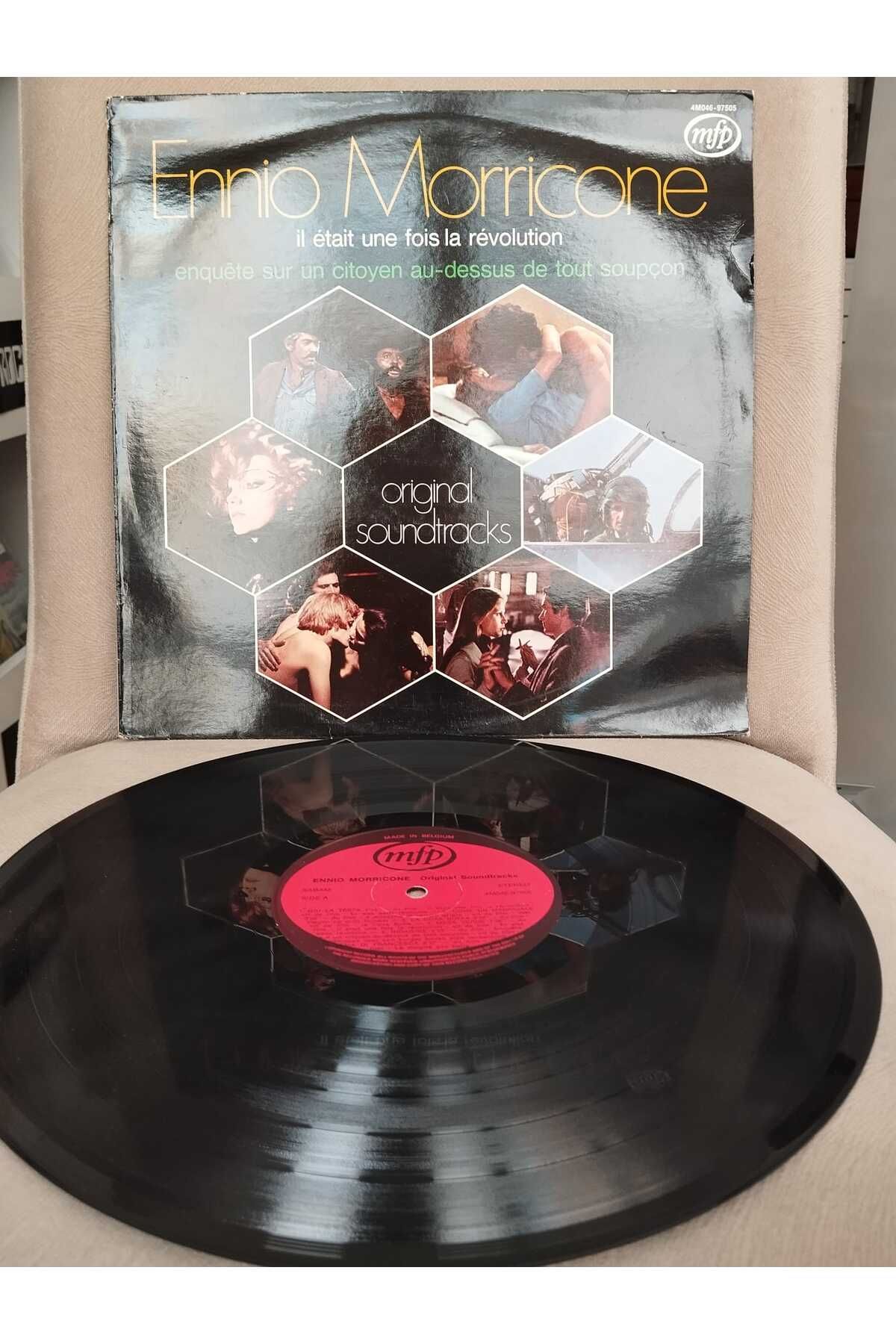 Plakperest Ennio Morricone – Original Soundtracks - 1976 Belçika Basım 33 lük Plak - Lp Albüm-2.el