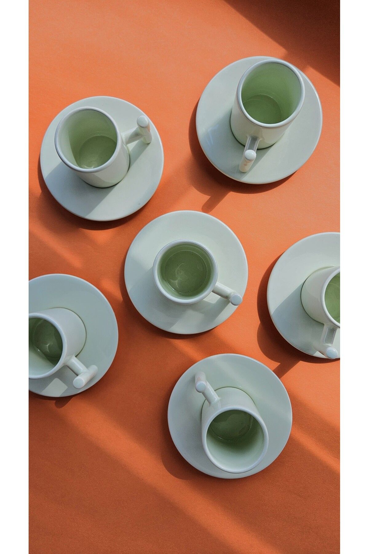 Vess Ceramic Su Yeşili Fincan Takımı 2'li