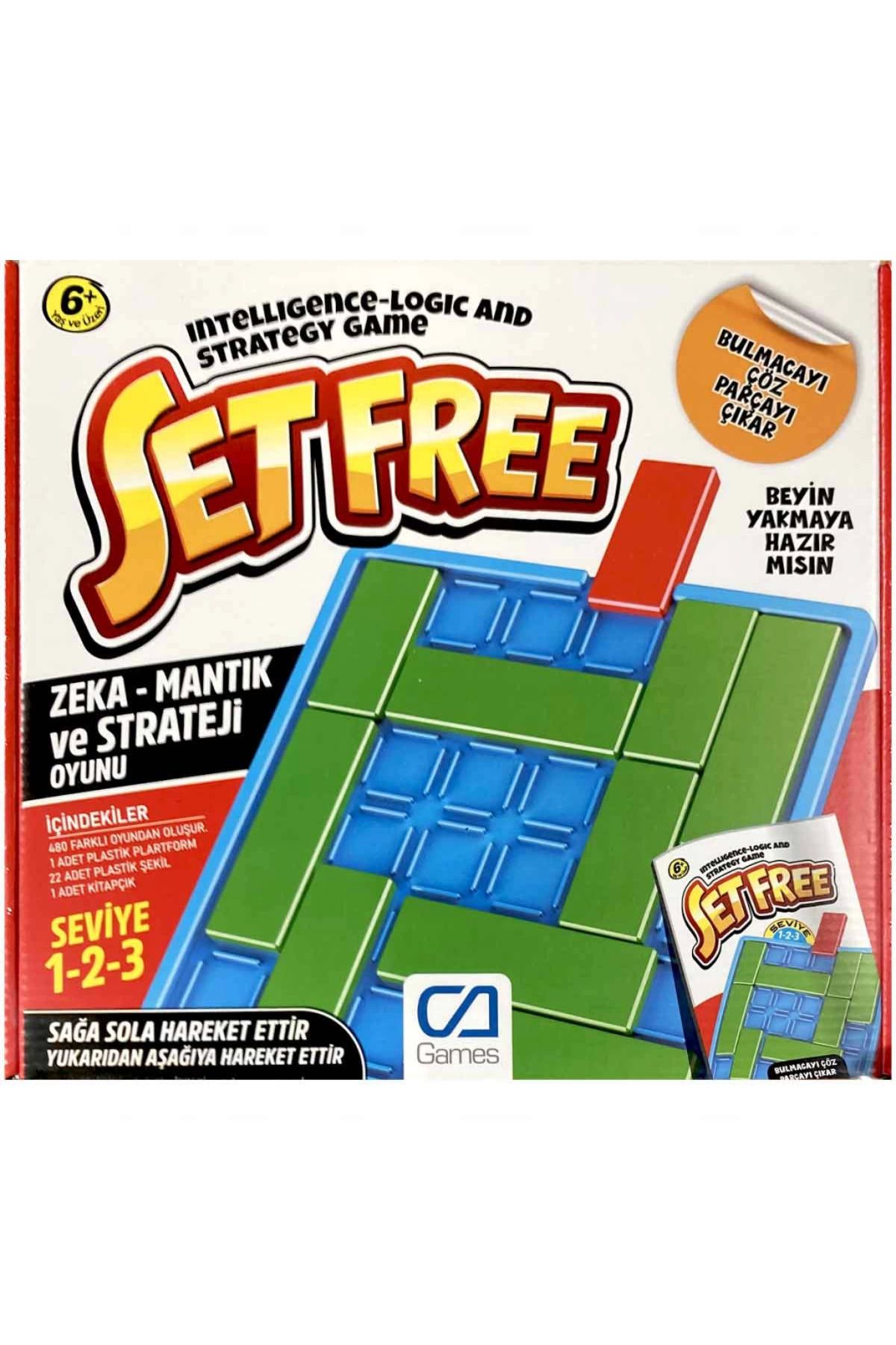 Skygo Setfree Kaydırmalı Puzzle Kutu Oyunu