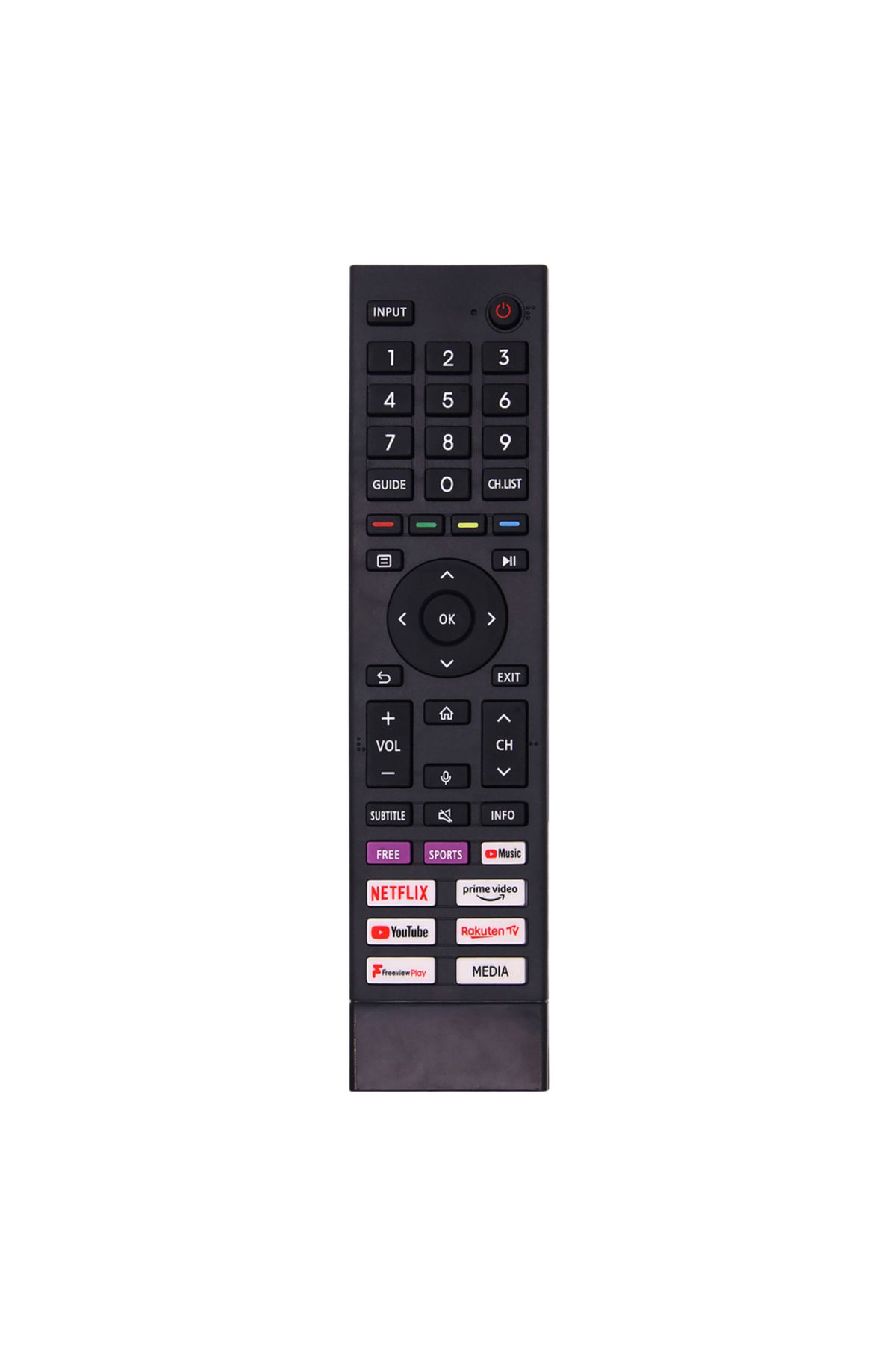 Choice-black Replacement ERF3A80 New Infrared Remote Control For Hisense 4k UHD TV With Shortcut Buttons - 1