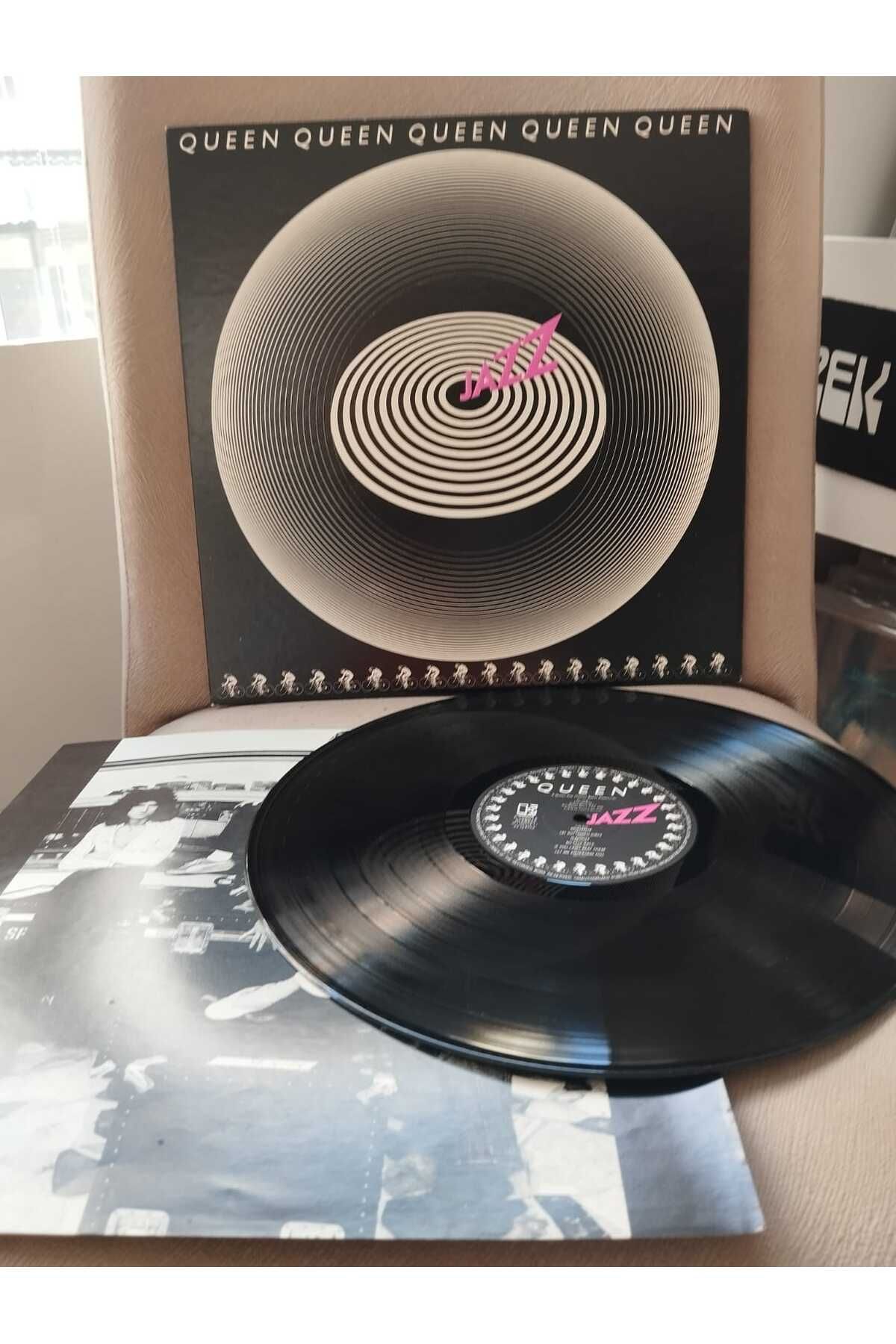 Plakperest QUEEN - Jazz - 1978 Japonya Basım - 33 lük LP Plak Albüm - Obi’siz (Posterli)-2.EL