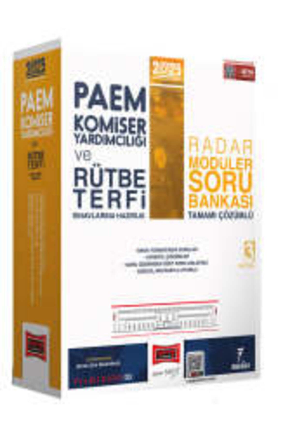 Yargı Yayınları Yargı Yayınları 2025 PAEM Komiser Yardımcılığı ve Rütbe Terfi Sınavlarına Hazırlık Radar Serisi ..