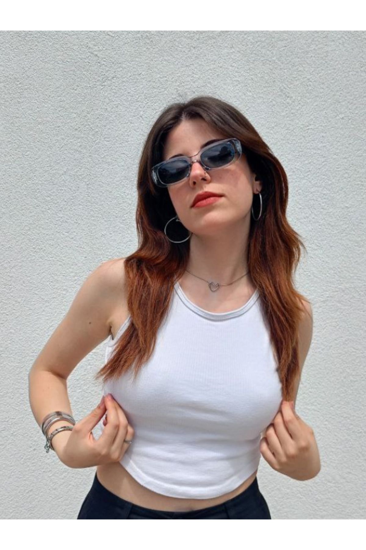 Sunglasses Kadın Füme Şık Klasik Güneş Gözlüğü