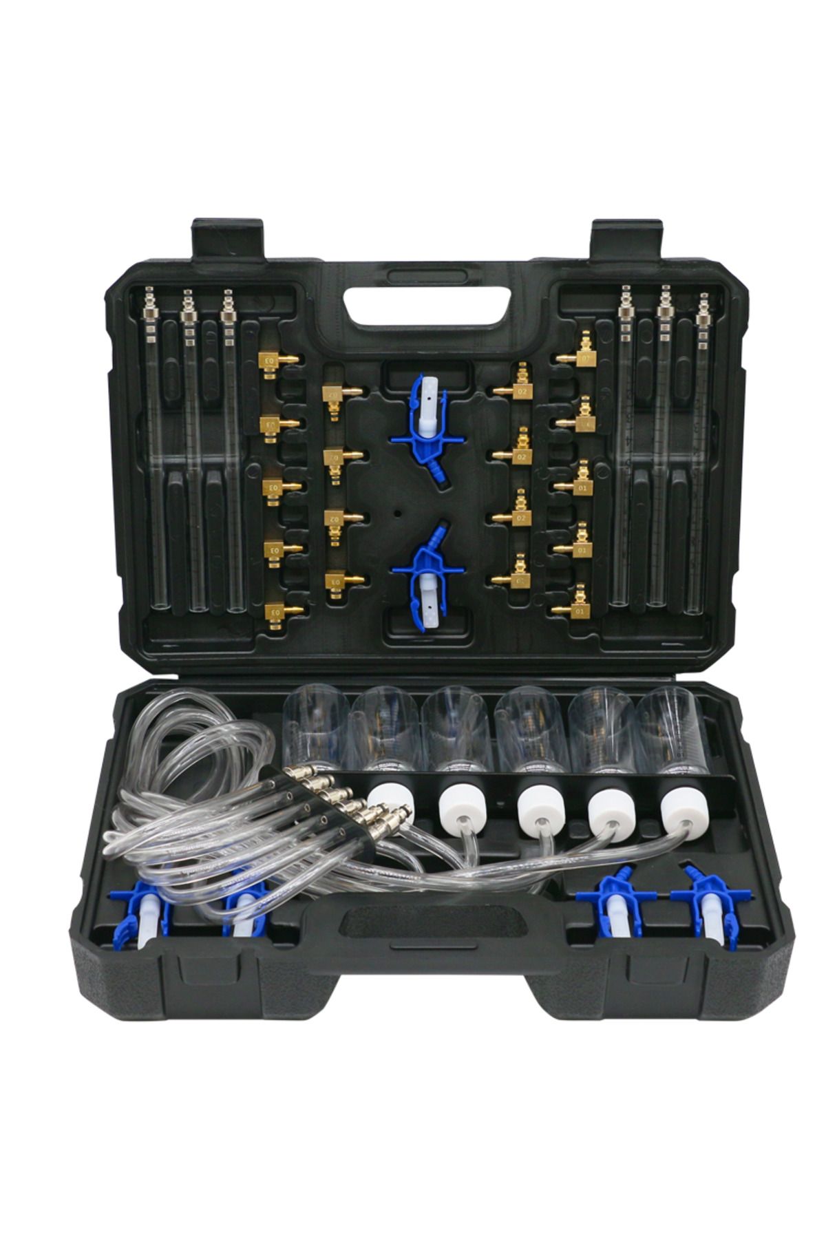 Choice-Diesel Engine Injector Flow Meter Test Kit 6-cylinder Common Rail Adapter Leak Diagnosis Kit 1