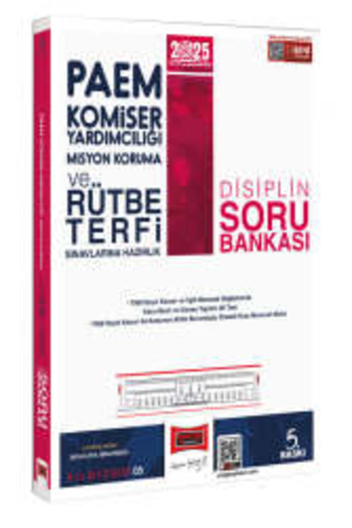 Yargı Yayınları Yargı Yayınları 2025 PAEM Komiser Yardımcılığı Misyon Koruma ve Rütbe Terfi Sınavlarına Hazırlık..