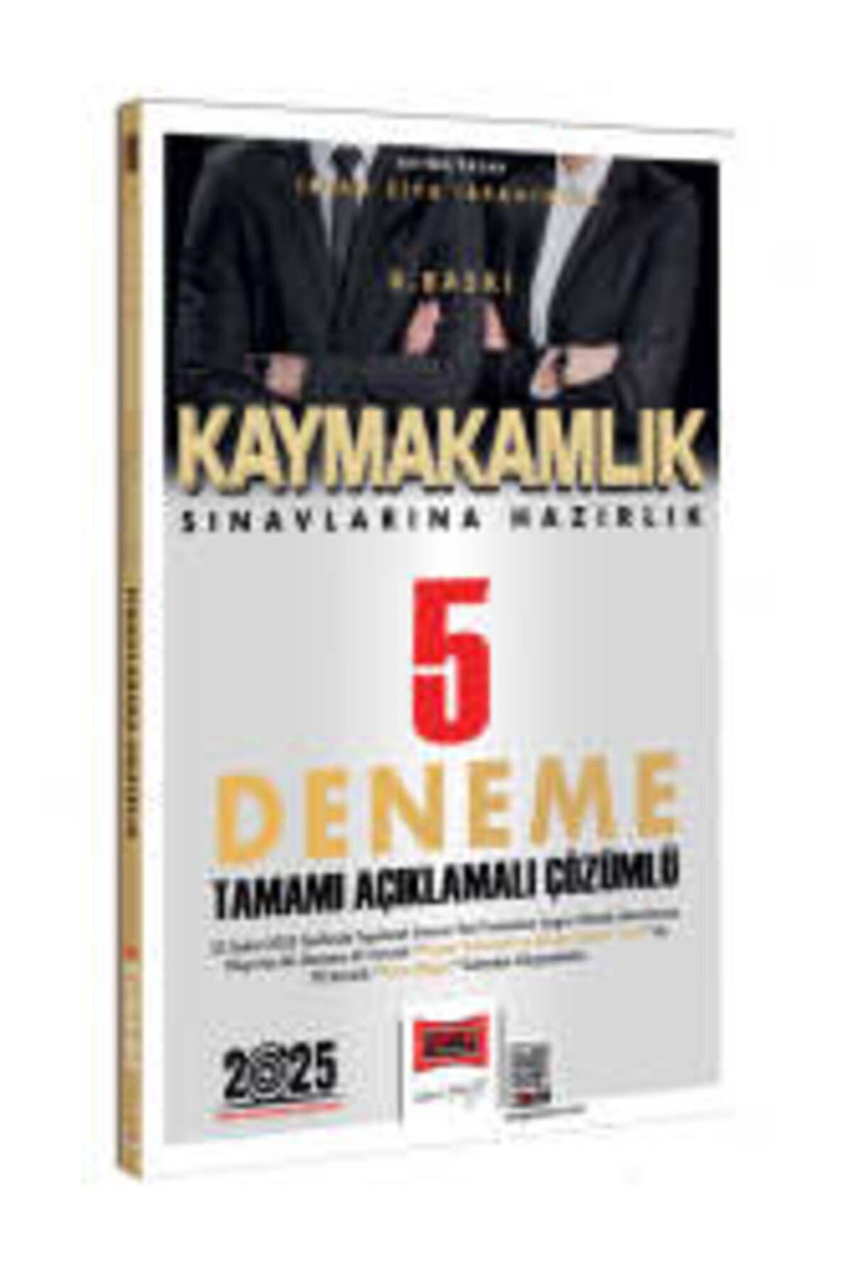 Yargı Yayınları Yargı Yayınları 2025 Kaymakamlık Sınavlarına Hazırlık Tamamı Açıklamalı Çözümlü 5 Deneme Sınavı