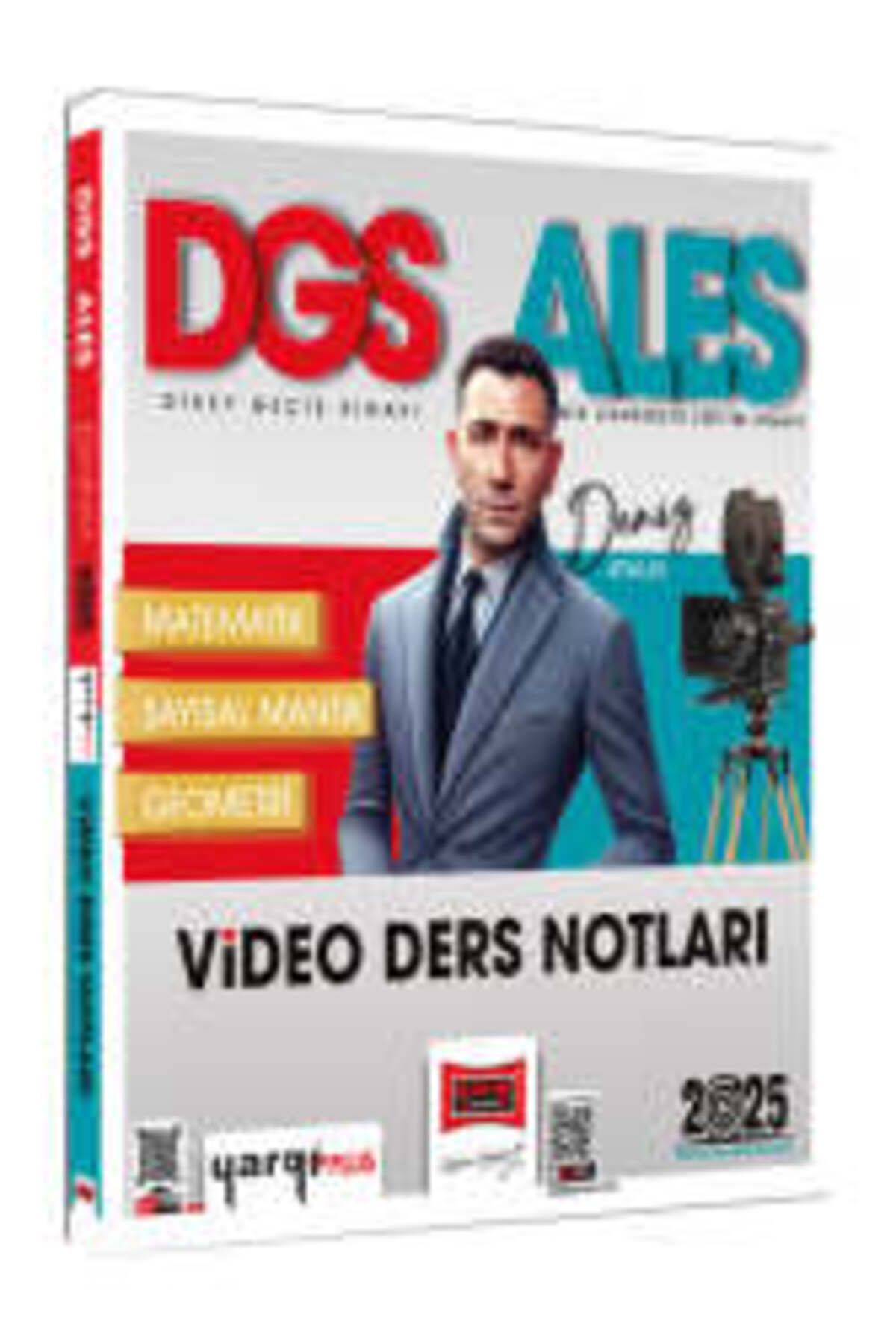 Yargı Yayınları Yargı Yayınları 2025 DGS ALES Matematik Sayısal Mantık Geometri Video Ders Notları (Deniz Atalay)