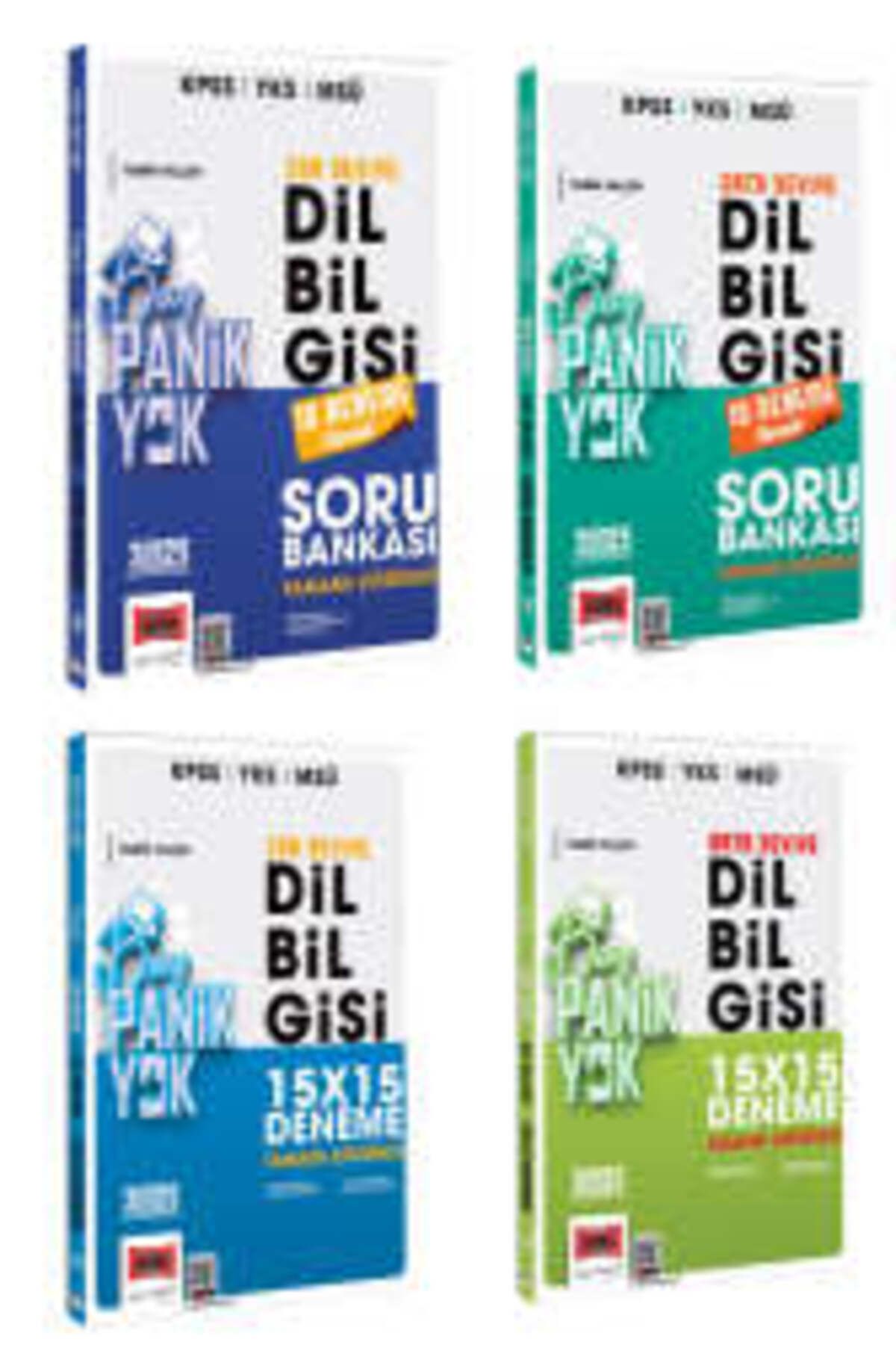 Yargı Yayınları Yargı Yayınları 2025 KPSS YKS MSÜ Tamamı Çözümlü Panik Yok Orta ve Zor Seviye Dil Bilgisi Soru B..
