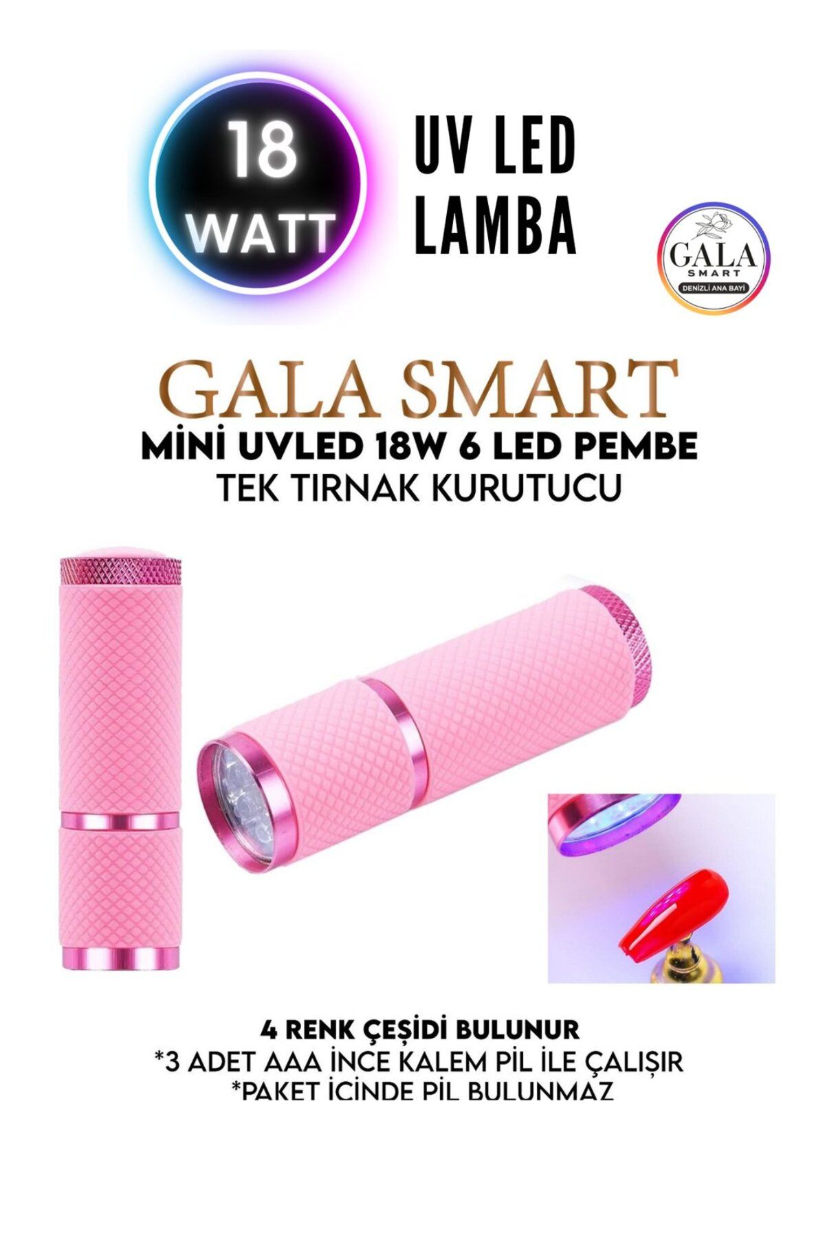 gala smart PROTEZ TIRNAK KALICI OJE UV LED LAMBA