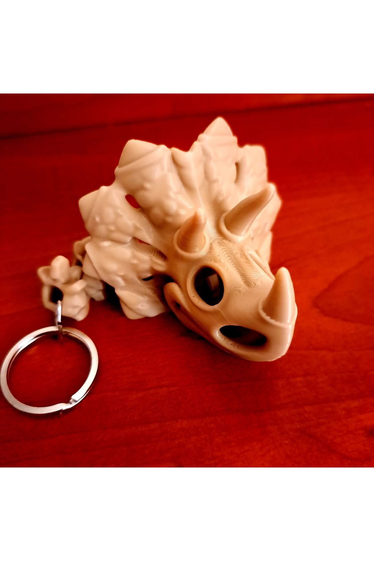 Jade Produck Triceratops Dinozor Anahtarlık