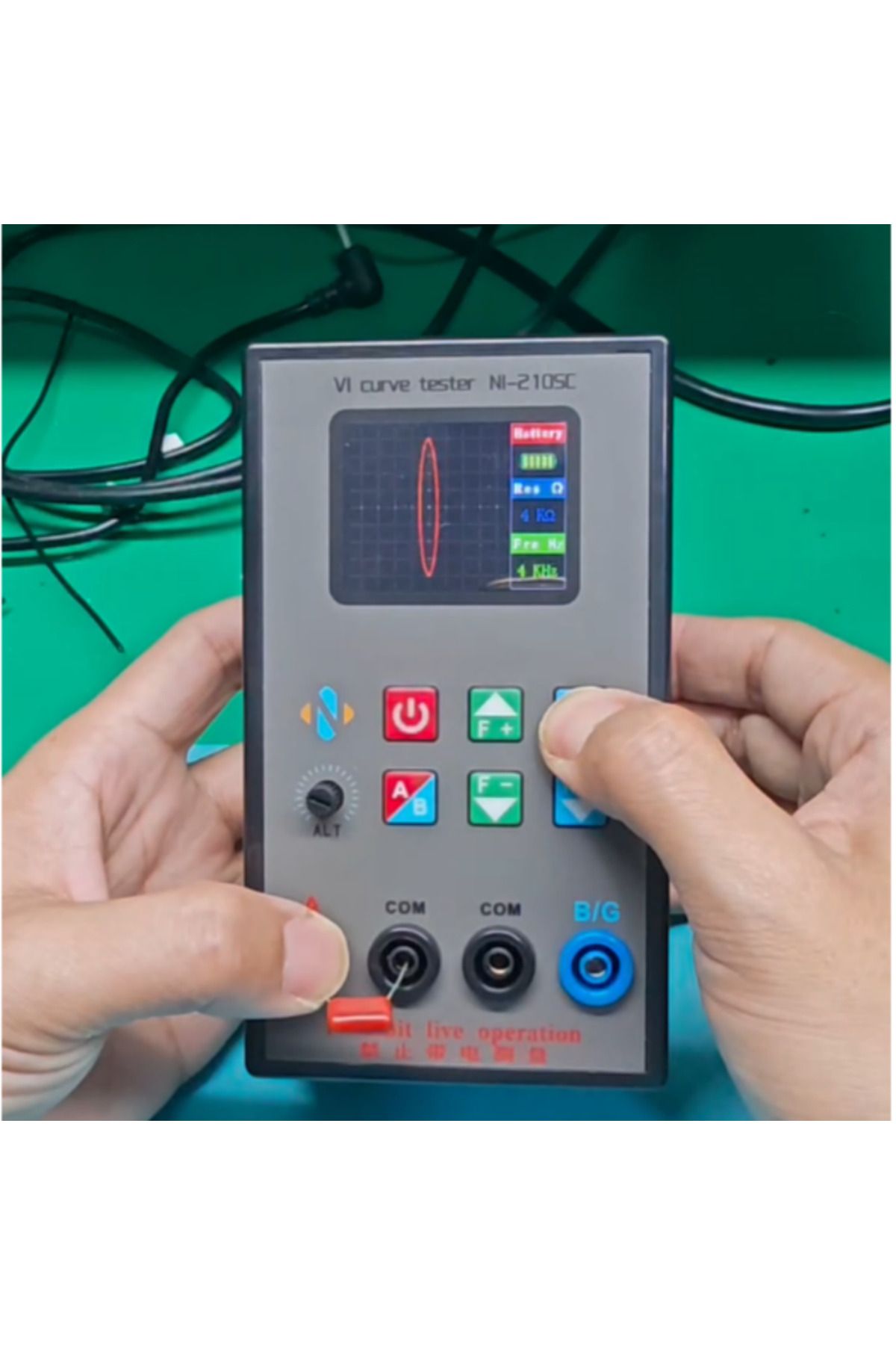 Choice-New Arrival! With 2.0 Inch TFT Screen VI Curve Tester Dual Channel Simultaneous Display 3