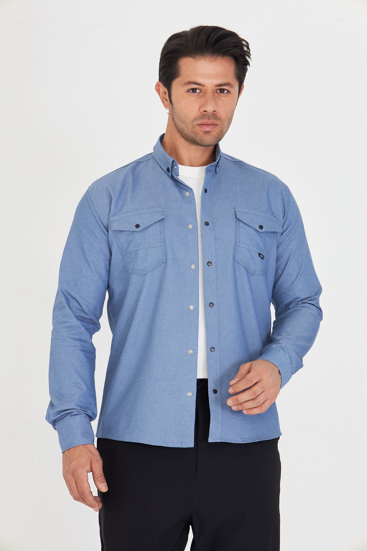 masso moda Slim Fit Jeans - Kot Erkek Gömlek Günlük Kullanıma Uygun