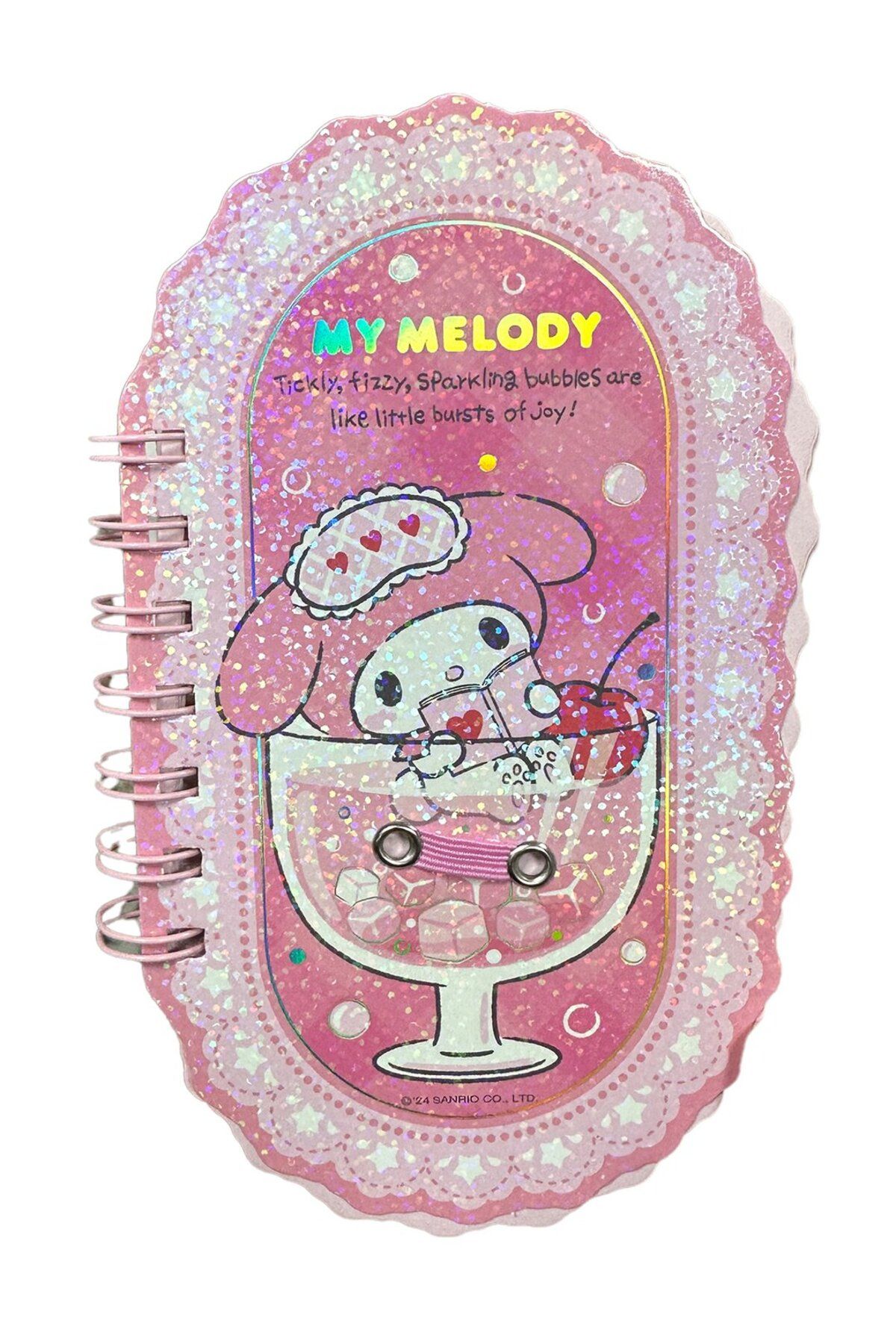 Miniso Sanrio Lisanslı Renkli Yaz Serisi Pipetli Kalem Figürlü Telli Defter - My Melody