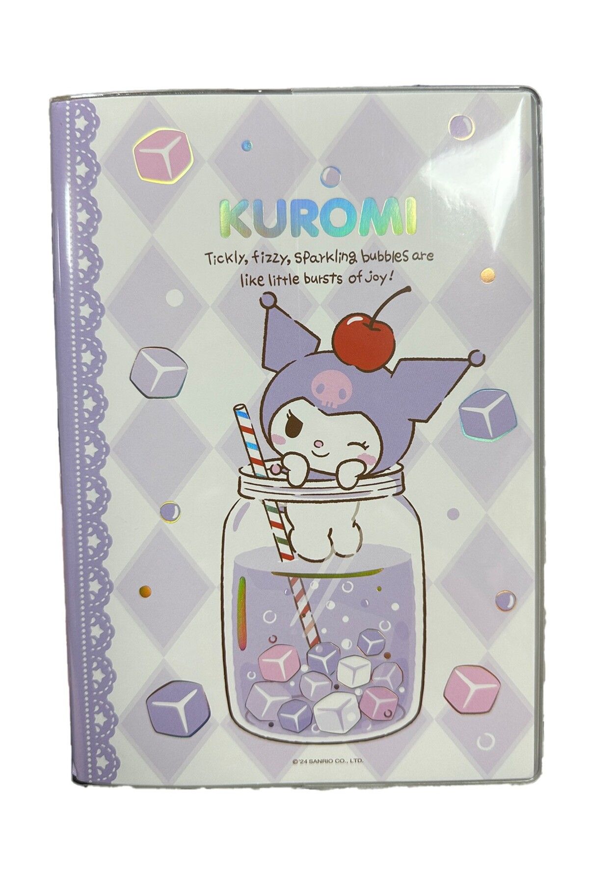 Miniso Sanrio Lisanslı Renkli Yaz Serisi Kapaklı A5 Not Defteri - Kuromi