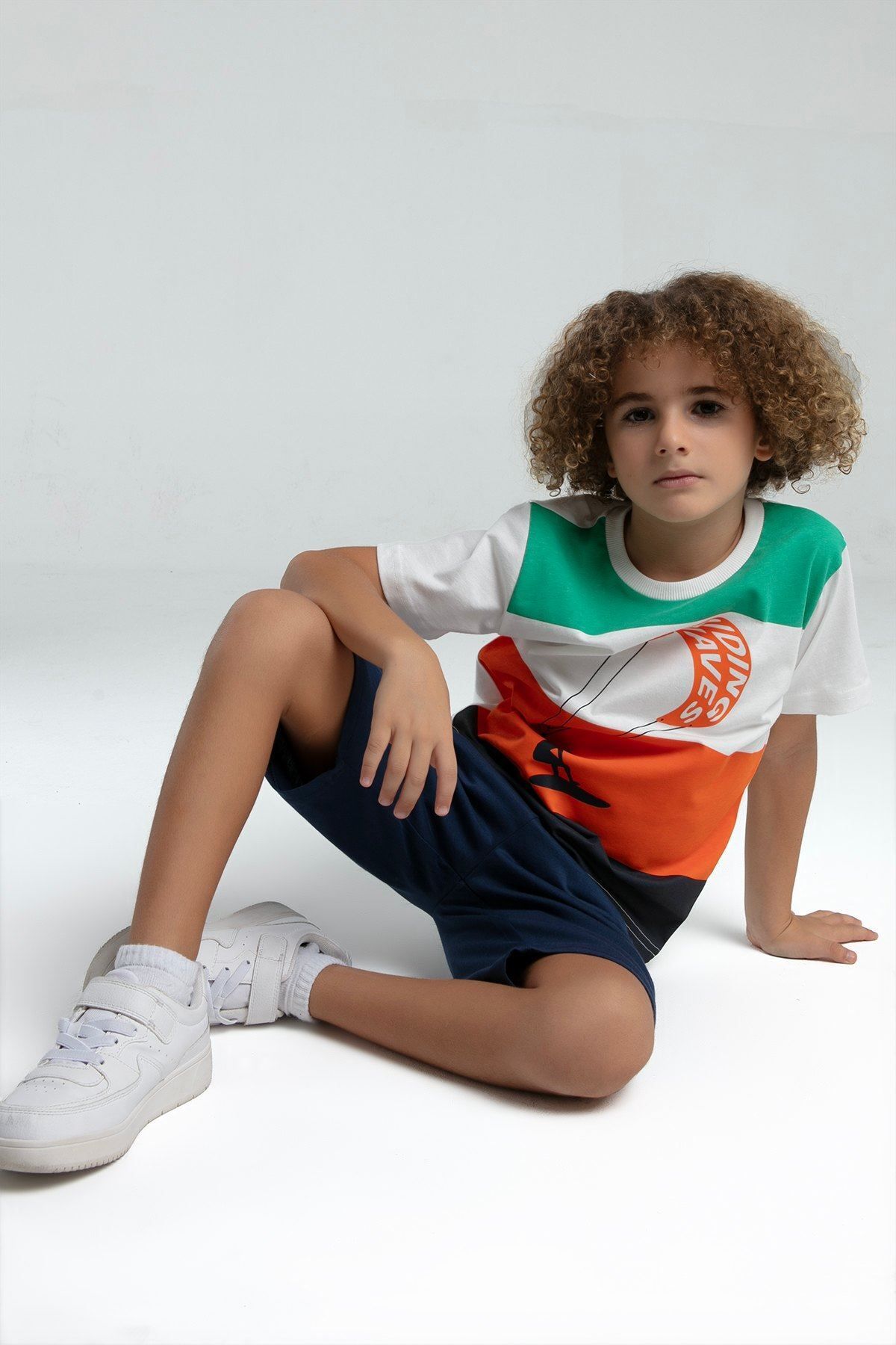 HAUSEkids-2-15 Years Summer Surfing Boy's Suit-Orange 2
