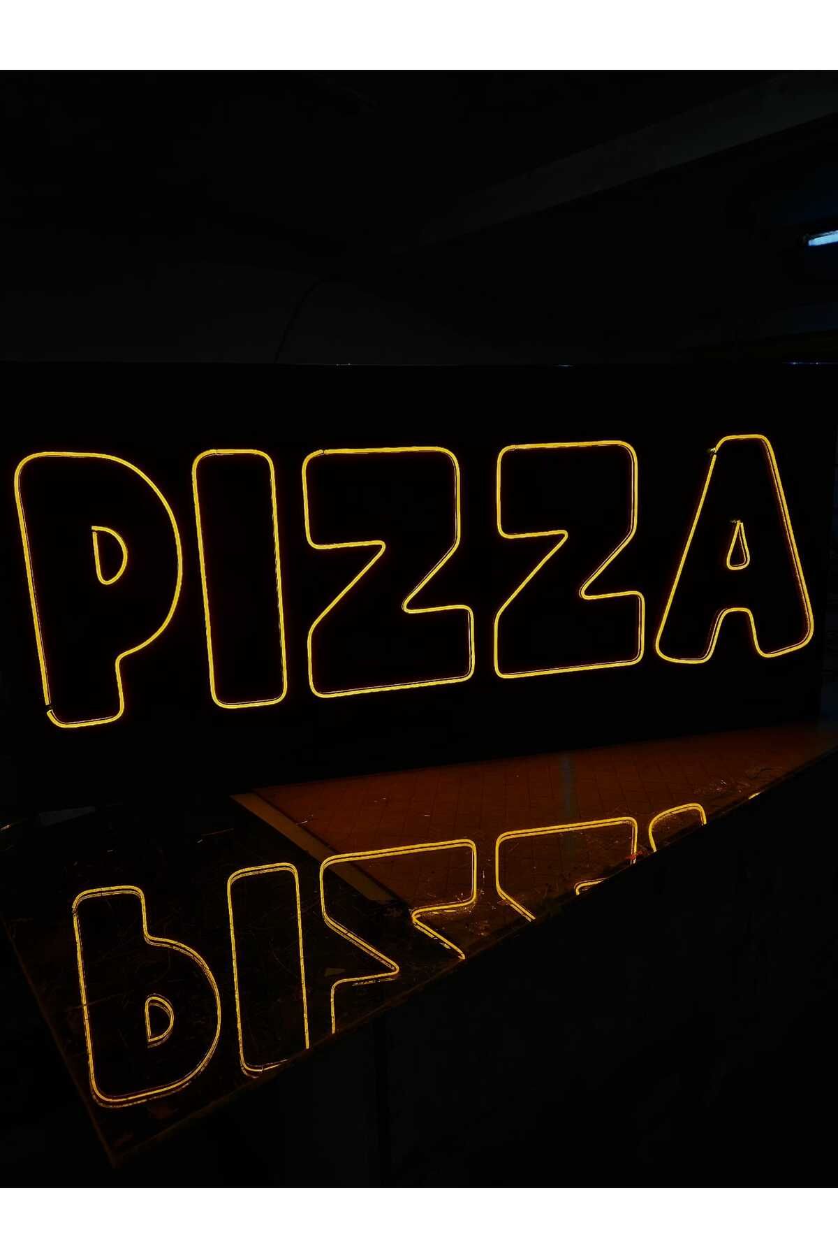 En Güzel Günde Pızza Neon Işıklı Tabela 50*150