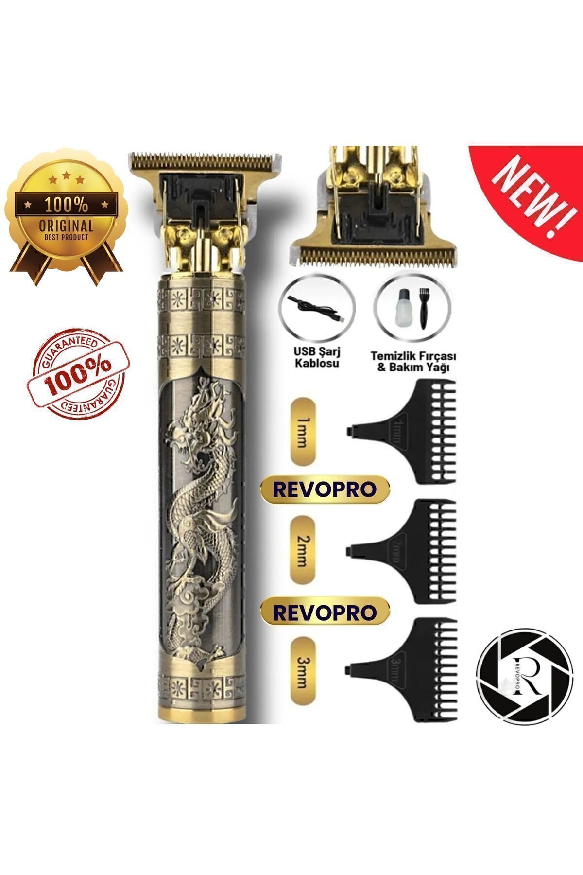 teknotrust C / F Tıraş Makinesi Usb Şarjlı Saç Sakal Vücut Kıl Tüy Alma Kadın Erkek Epilasyon Berber & Kişisel