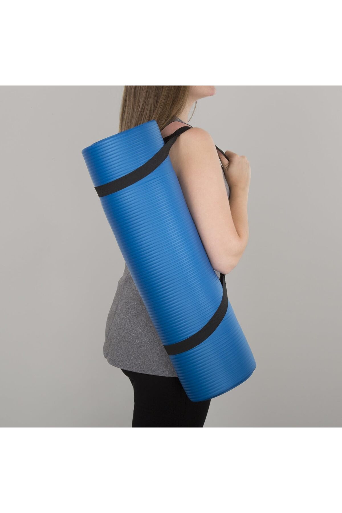 سجادة تمارين اليوغا عالية الكثافة بسمك 10 ملي مع فوم مريح لتمارين الرياضية واليوجا