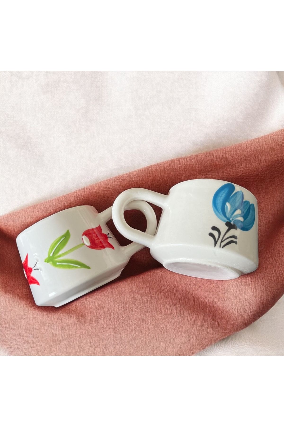 shop 2 Adet Seramik Kupa Seti/Özel Tasarım