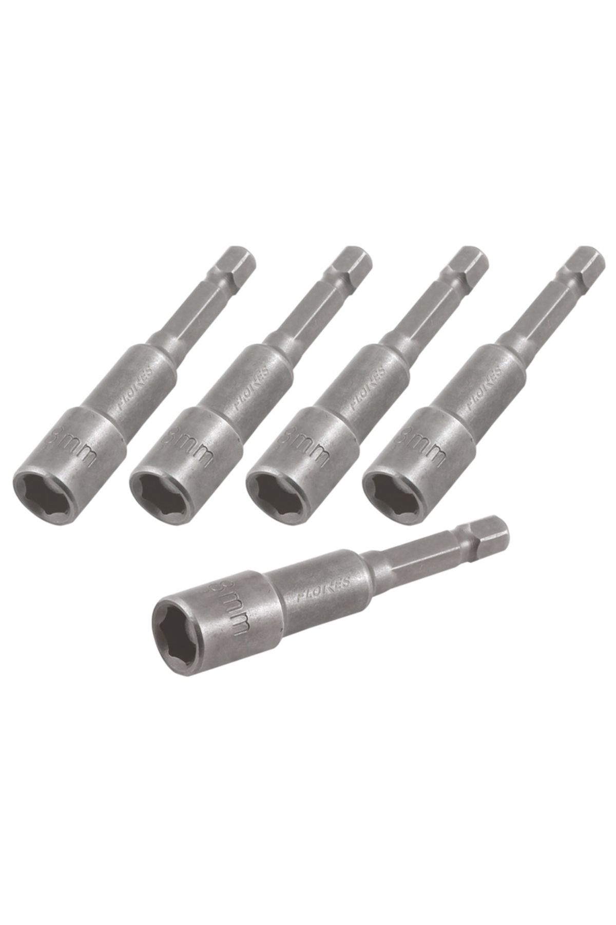 flores Adaptor Cap Biți Magnetic, 6 Mm X 65 Mm, 5 Buc / Set - One Size