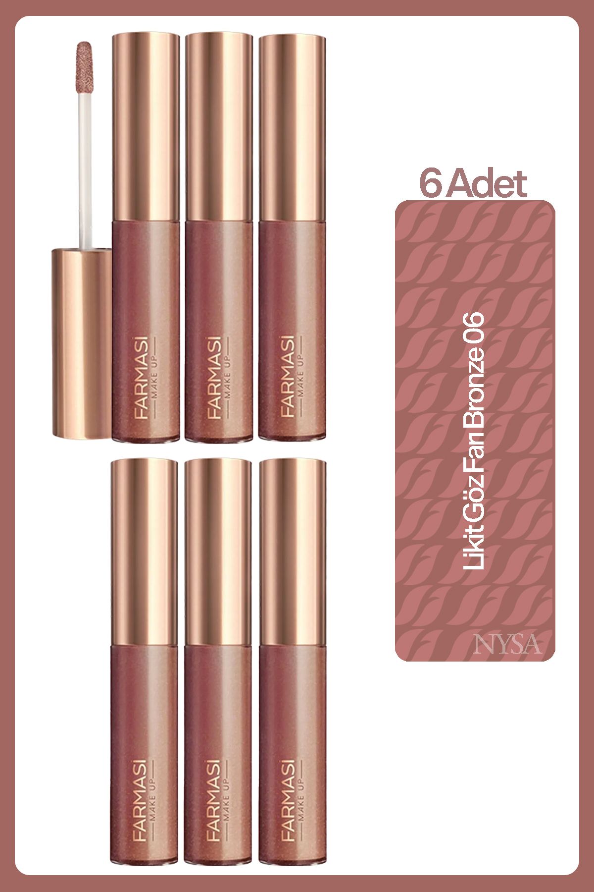 Farmasi Likit Göz Farı - 06 Hawaııan Bronze 7 Ml - 6 Adet
