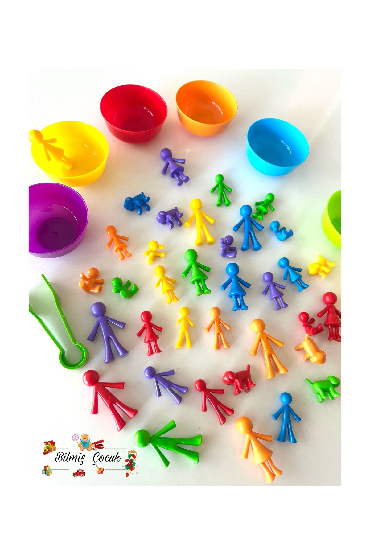 BİLMİŞ ÇOCUK Montessori Eğitici Eğlenceli Aile Aktarım Seti 44 Parça