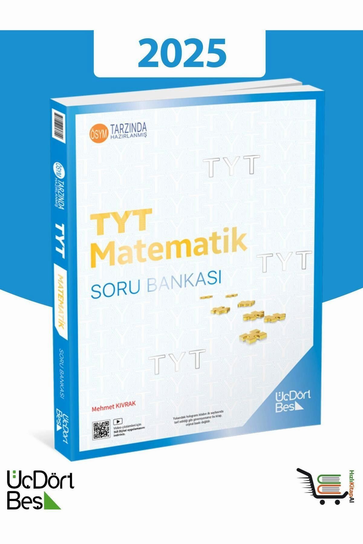 Ankara Kitap Merkezi Üç Dört Beş Yayıncılık 345-2025 Model TYT Matematik Soru Bankası