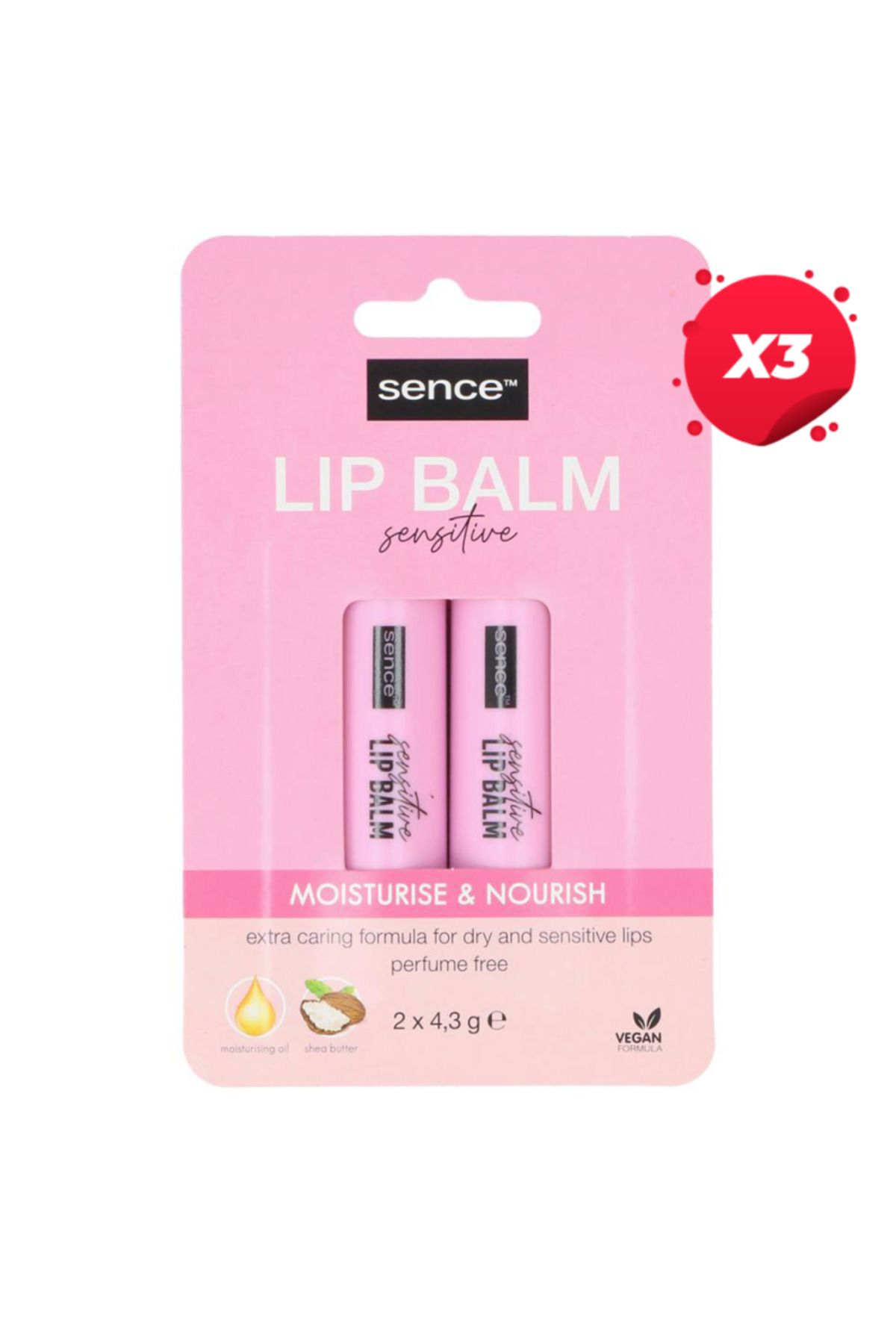SENCE X3-sence Balsam Buze 2x4.3g Sensitive - One Size