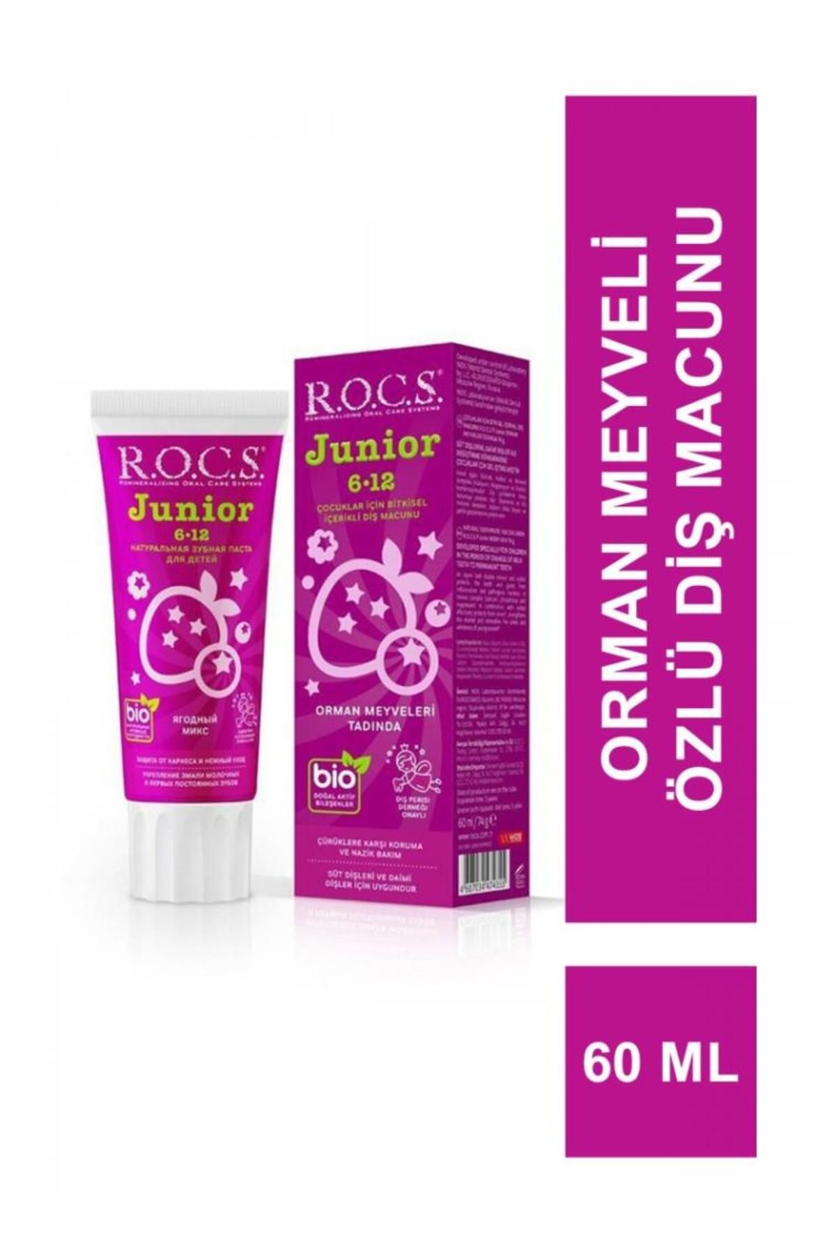 Skygo R.O.C.S.Junior Diş Macunu 6-12 Yaş 60 ml Orman Meyveleri
