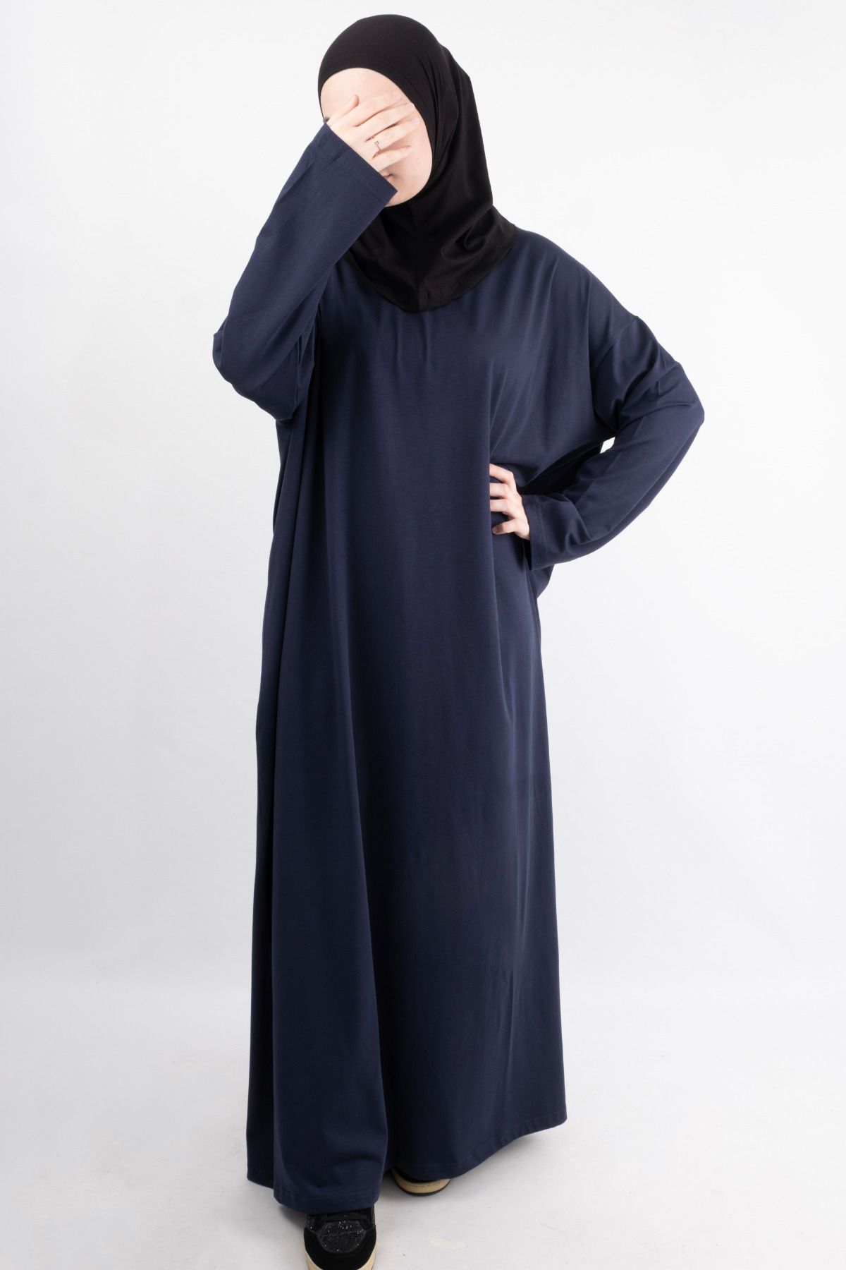 Vauva Oversize Uzun %100 Pamuk Rahat Elbise 25566