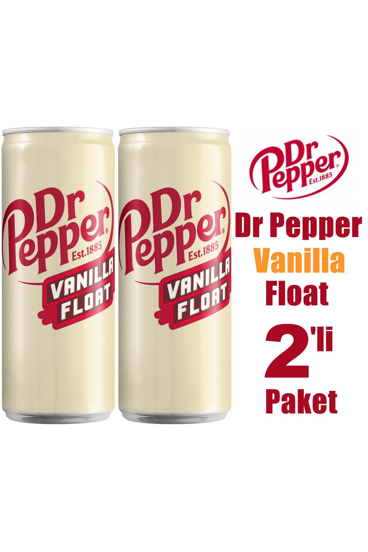 Dr. Pepper Dr Pepper Vanilla Float 330ml 2’li Paket